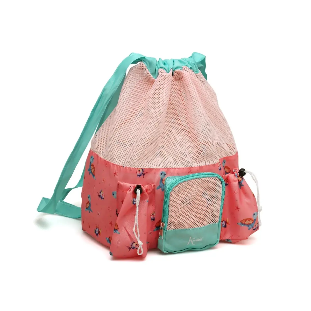 Sac à ficelles de plage à tortues Kiokids