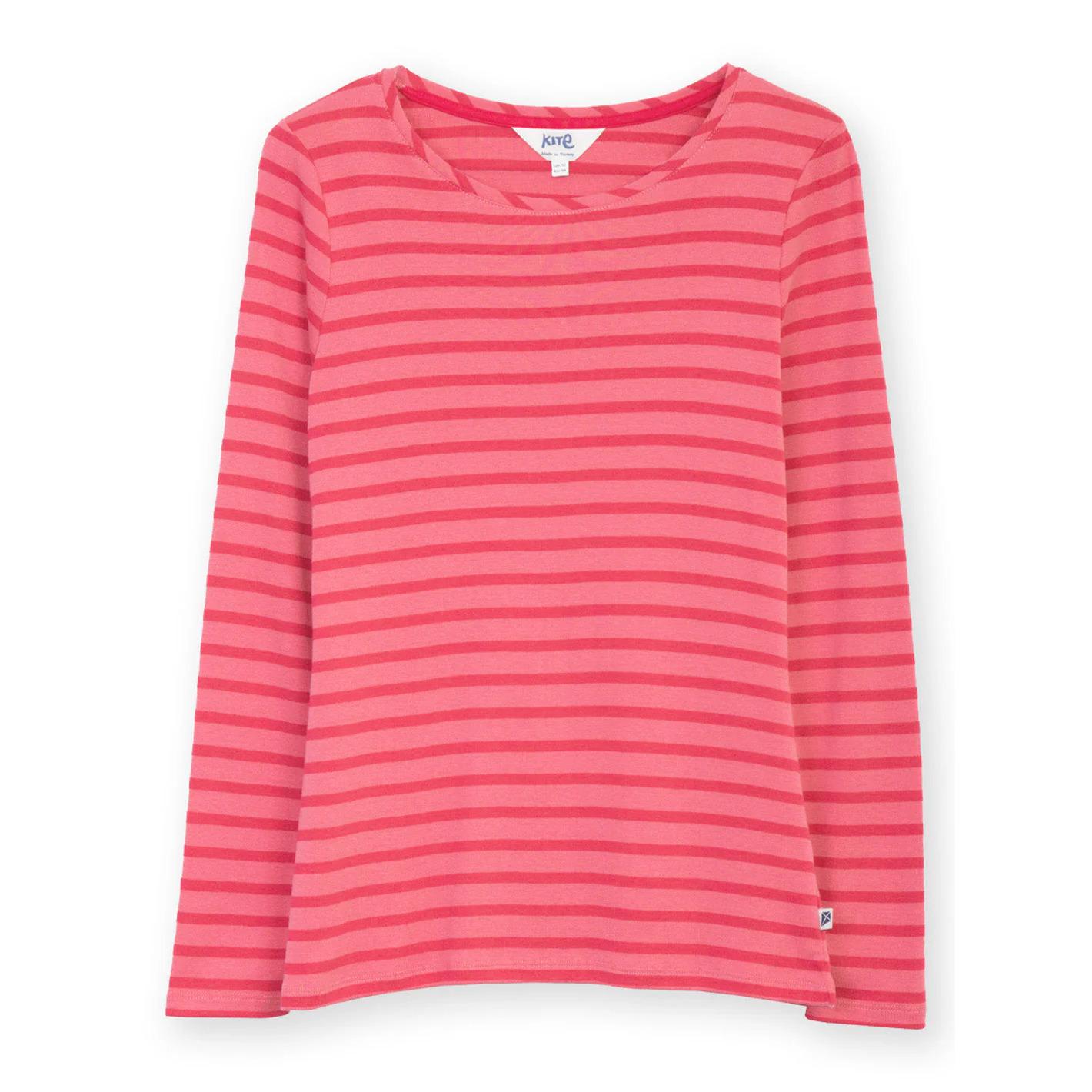 Maglietta a manica lunga da donna  Portesham Jersey Top Rosey Stripe