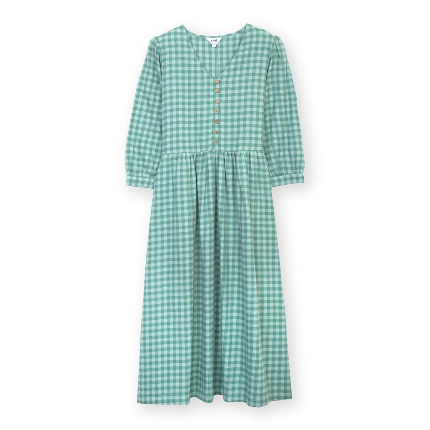 5056819221926 - Flanellkleid mit 3 4-Ärmeln für Frauen Worgret