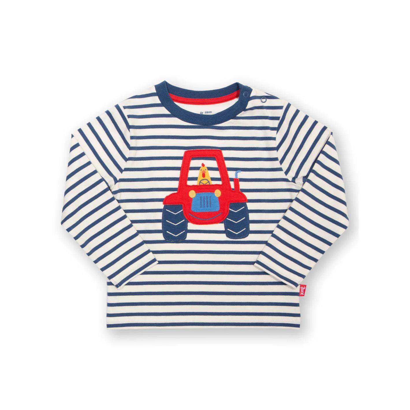 Baby T-shirt met lange mouwen Kite Farmer Cluck Cluck