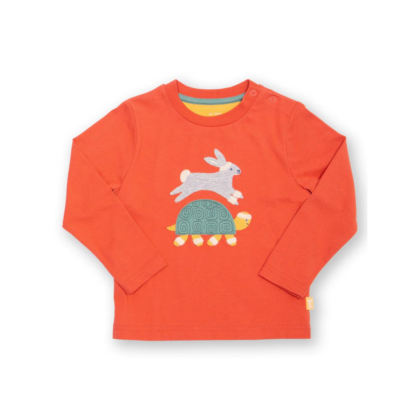 Baby T-shirt met lange mouwen Kite Hare and Tortoise