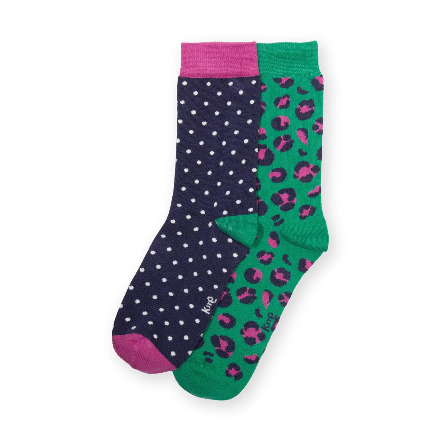 5056819224347 - Socken für Damen Leopard (x2)