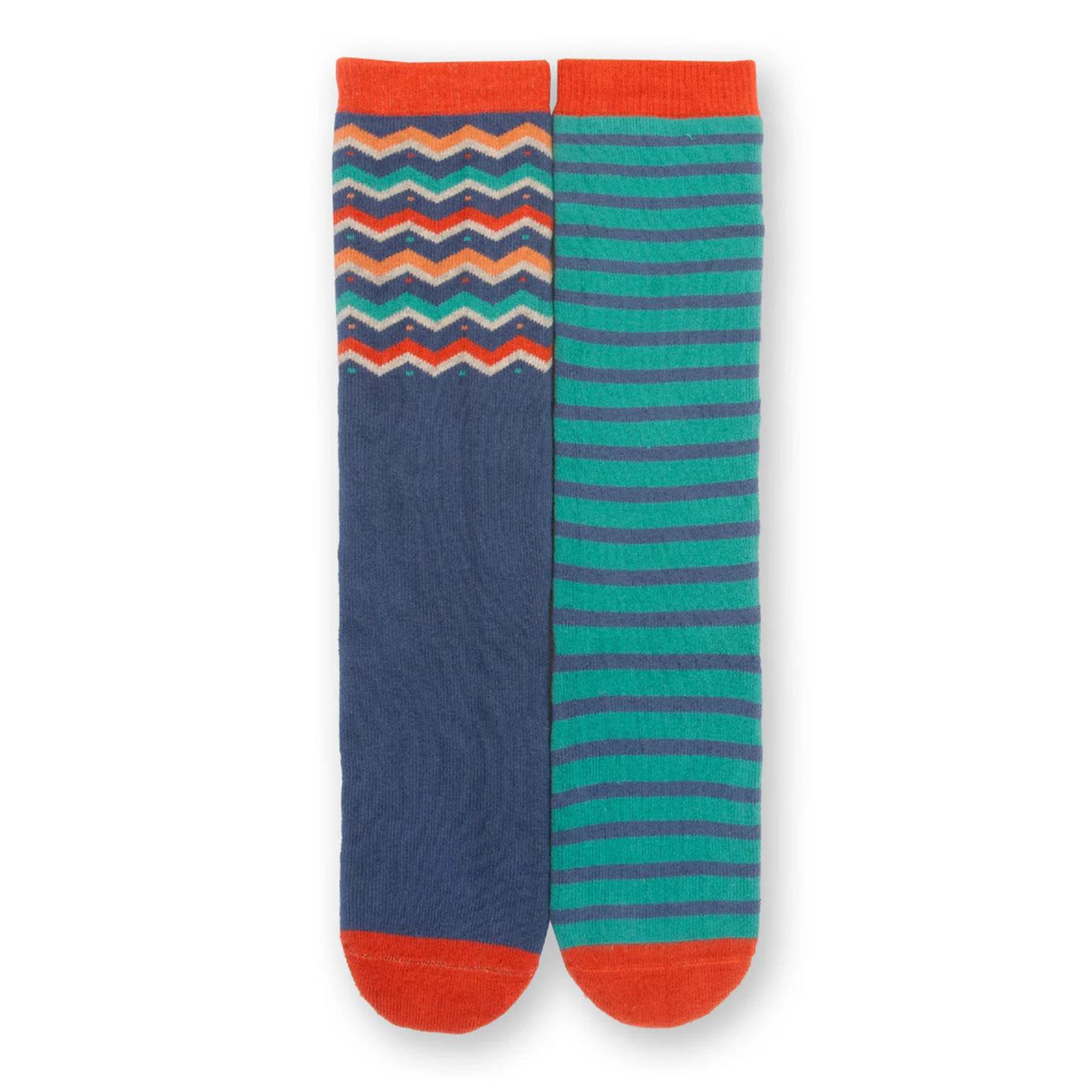 5056819218636 - Baby-Socken Cosy Zigzag (x2)