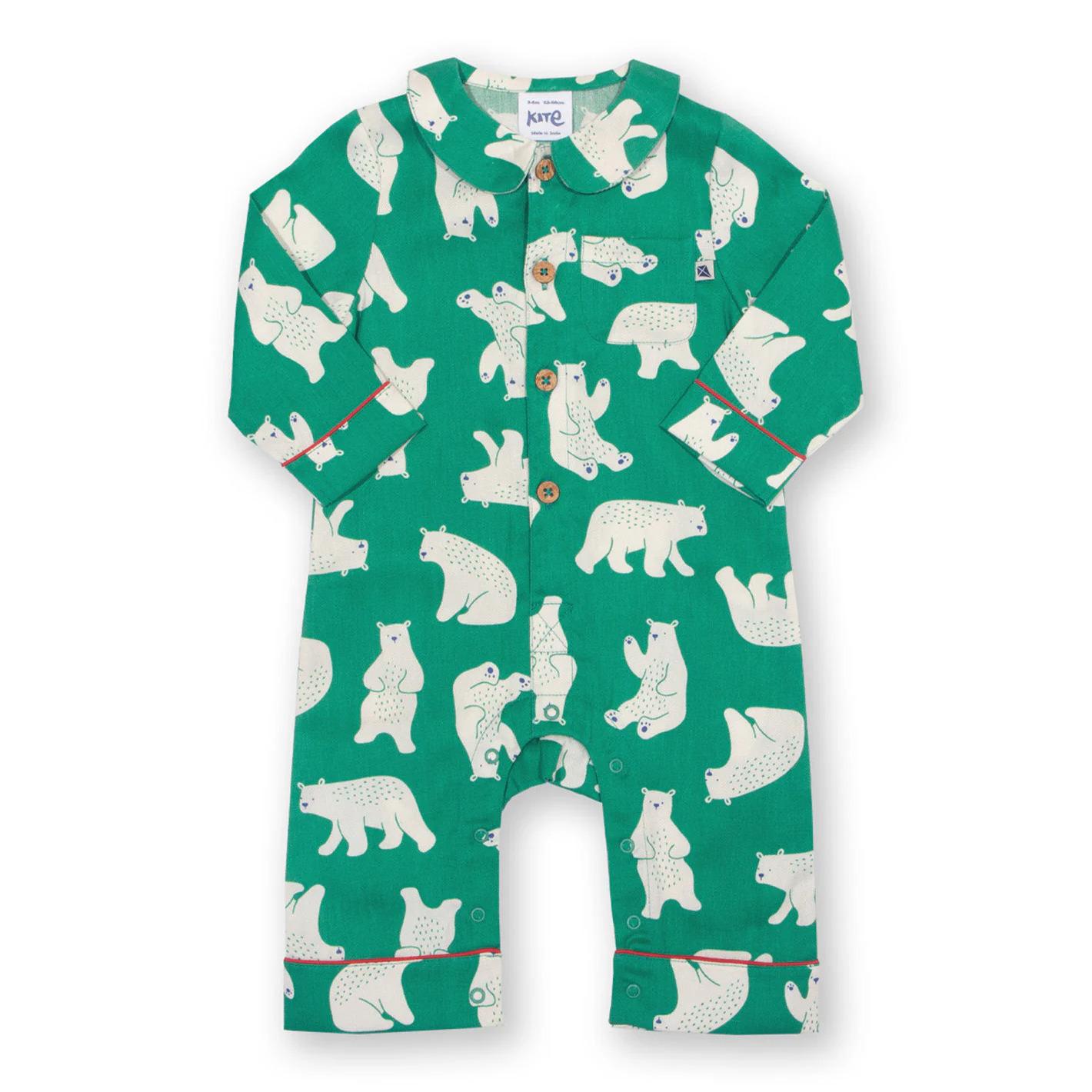 5056819218919 - Baby-Pyjama Hello Baby Bear All-In-One