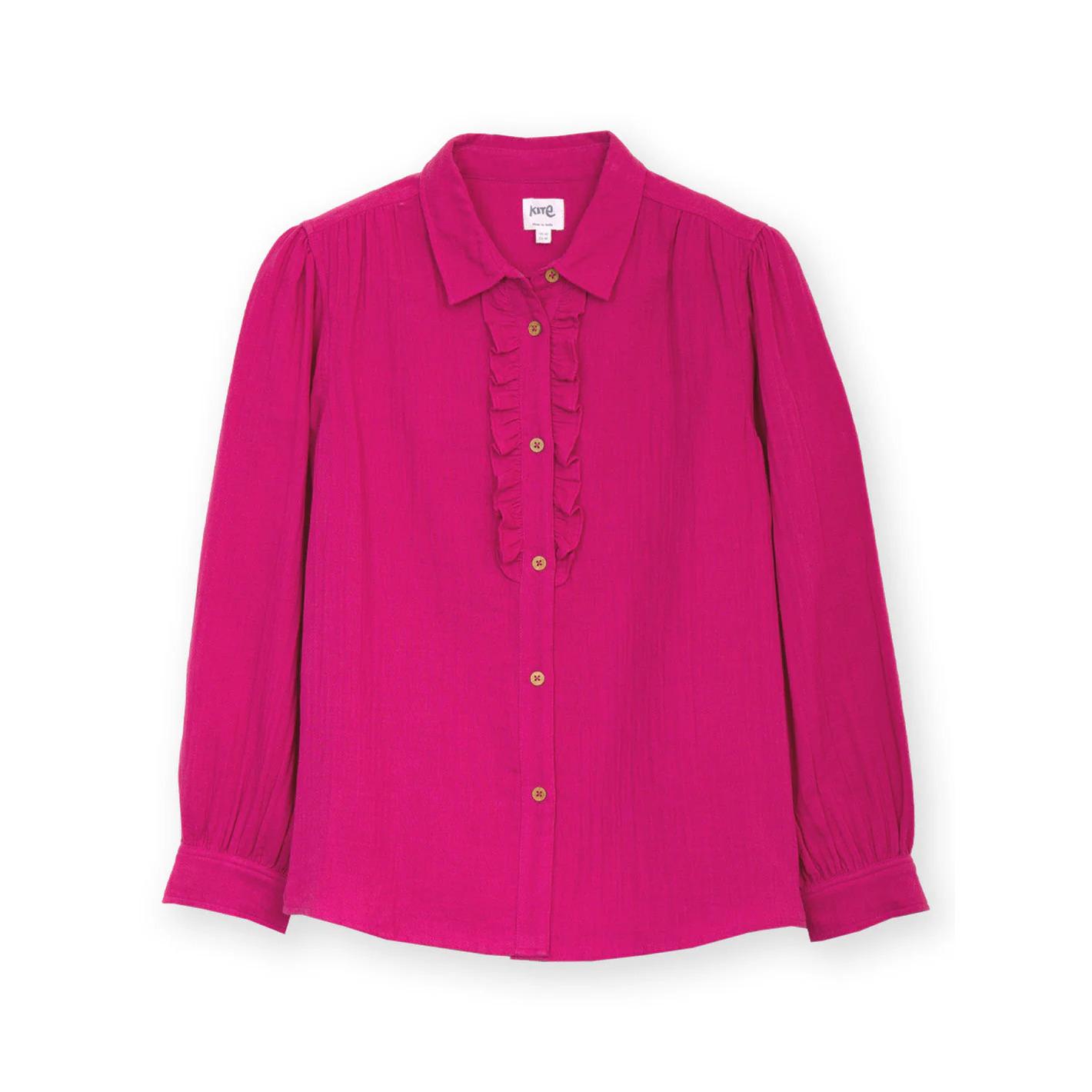 5056819223425 - Langarm-Bluse Damen Godmanstone Muslin