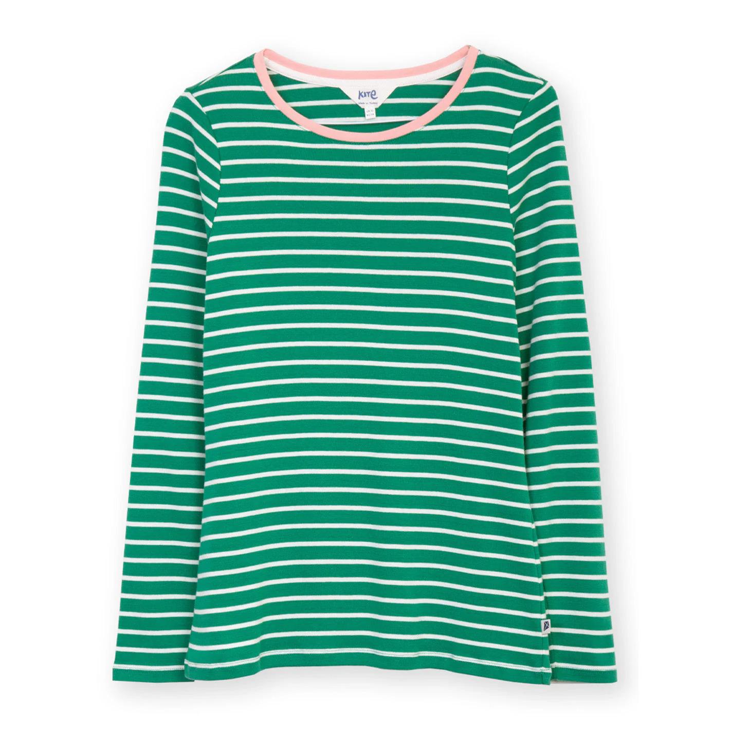 5056819223654 - Langarmshirt Portesham Jersey Emerald Stripe