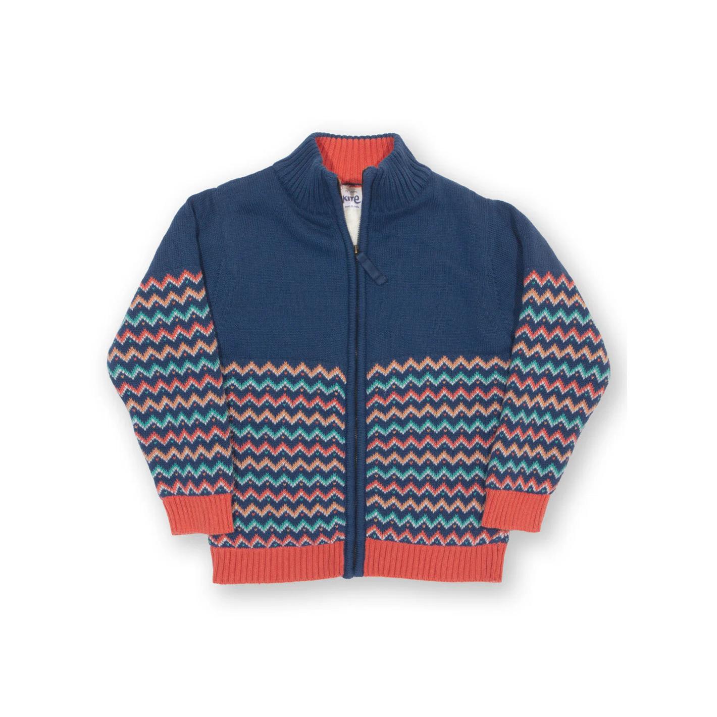 5056819217370 - Junge Baby Full-Zip Jacke Hygge Zigzag