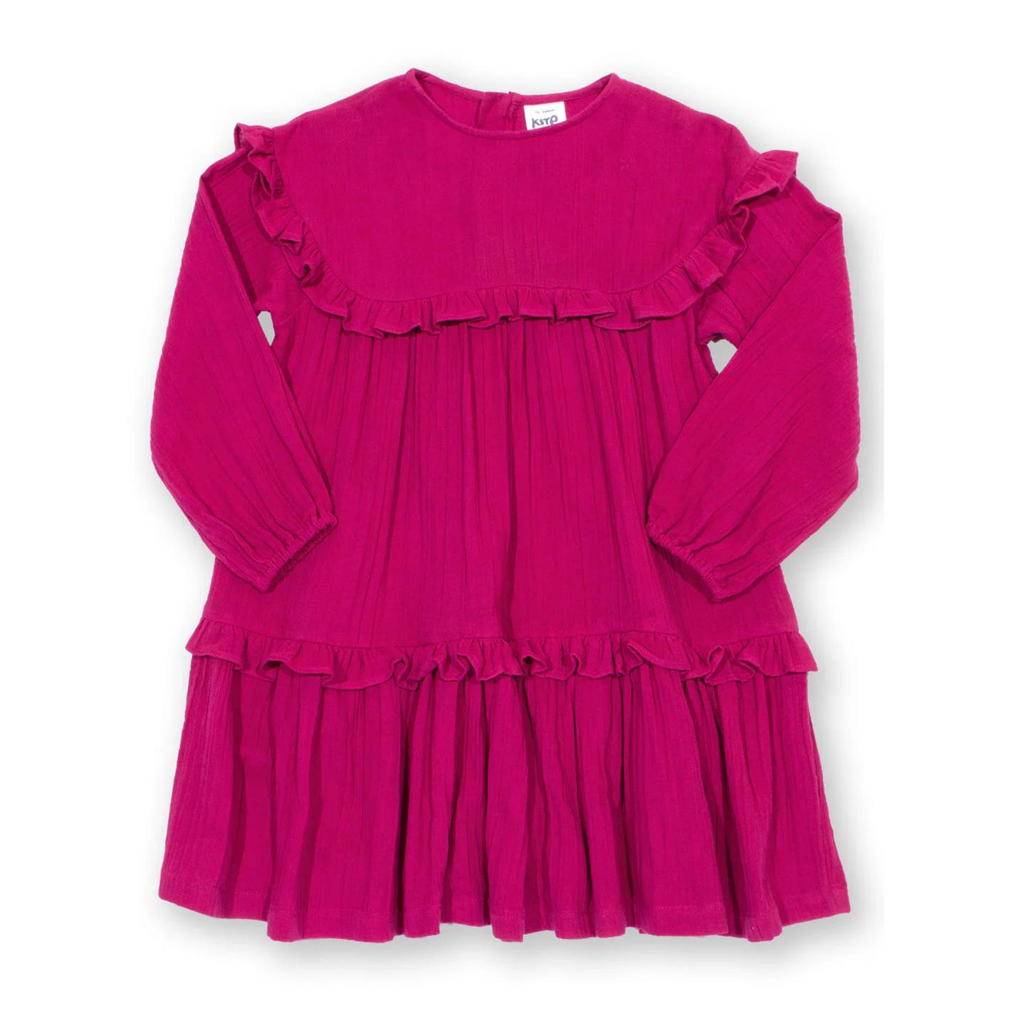 5056819215383 - Kleid für Baby-Mädchen mit langen Ärmeln Frill and Flow
