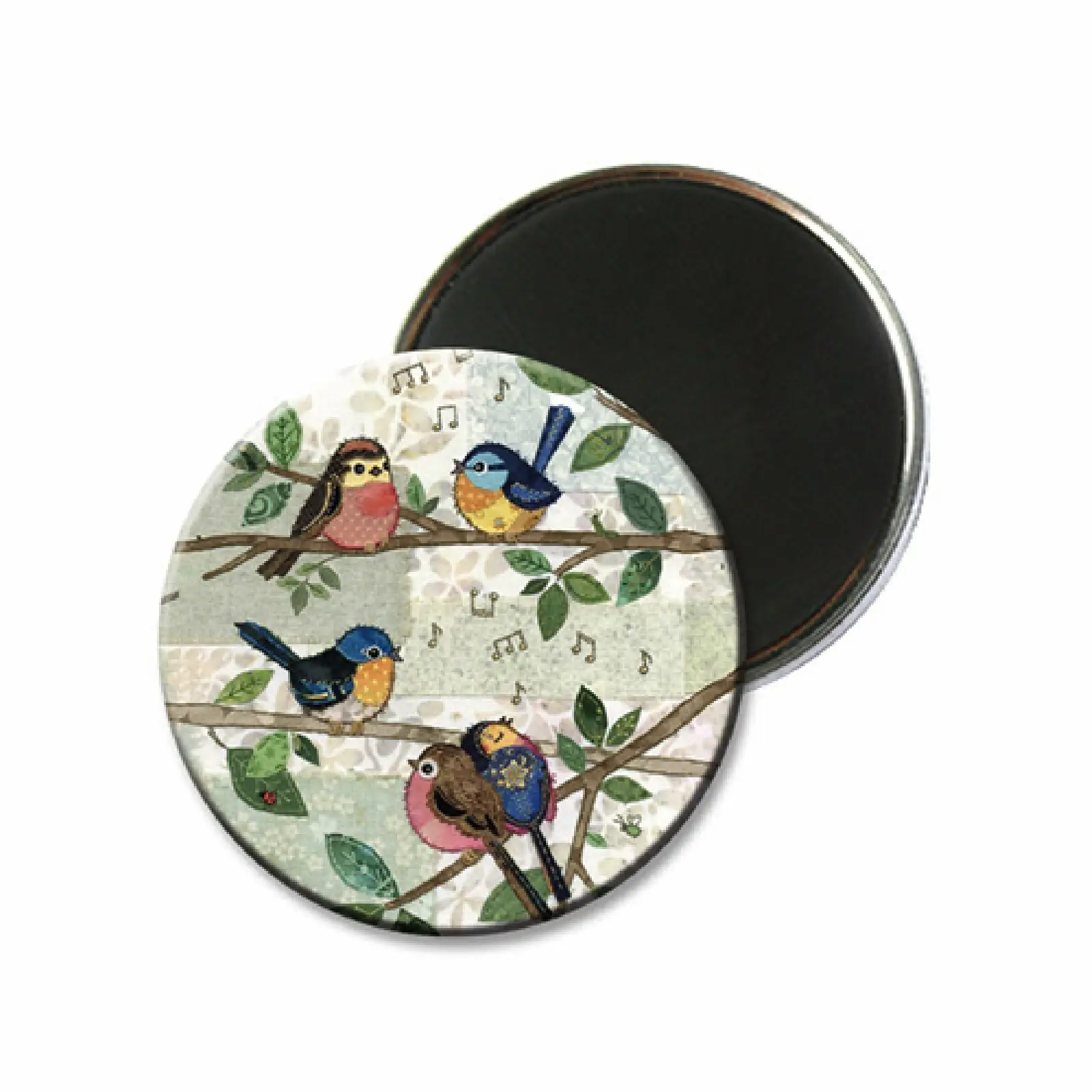 3700572784007 - Runder Magnet Vögel auf Ästen Bug Art Amys 3700572784007 - Runder Magnet Vögel auf Ästen Bug Art Amys