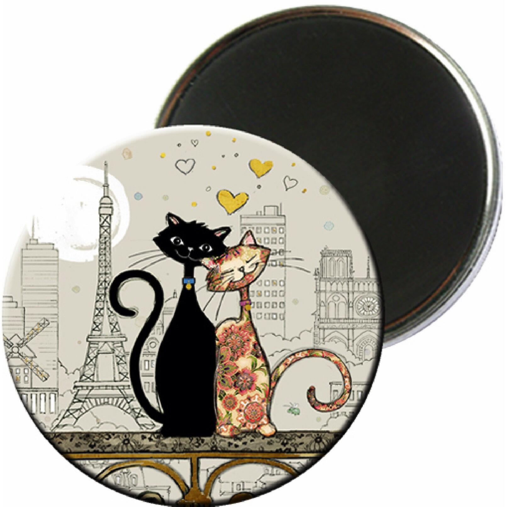 3700572752853 - Magnet rund paris te amoureux Bug Art