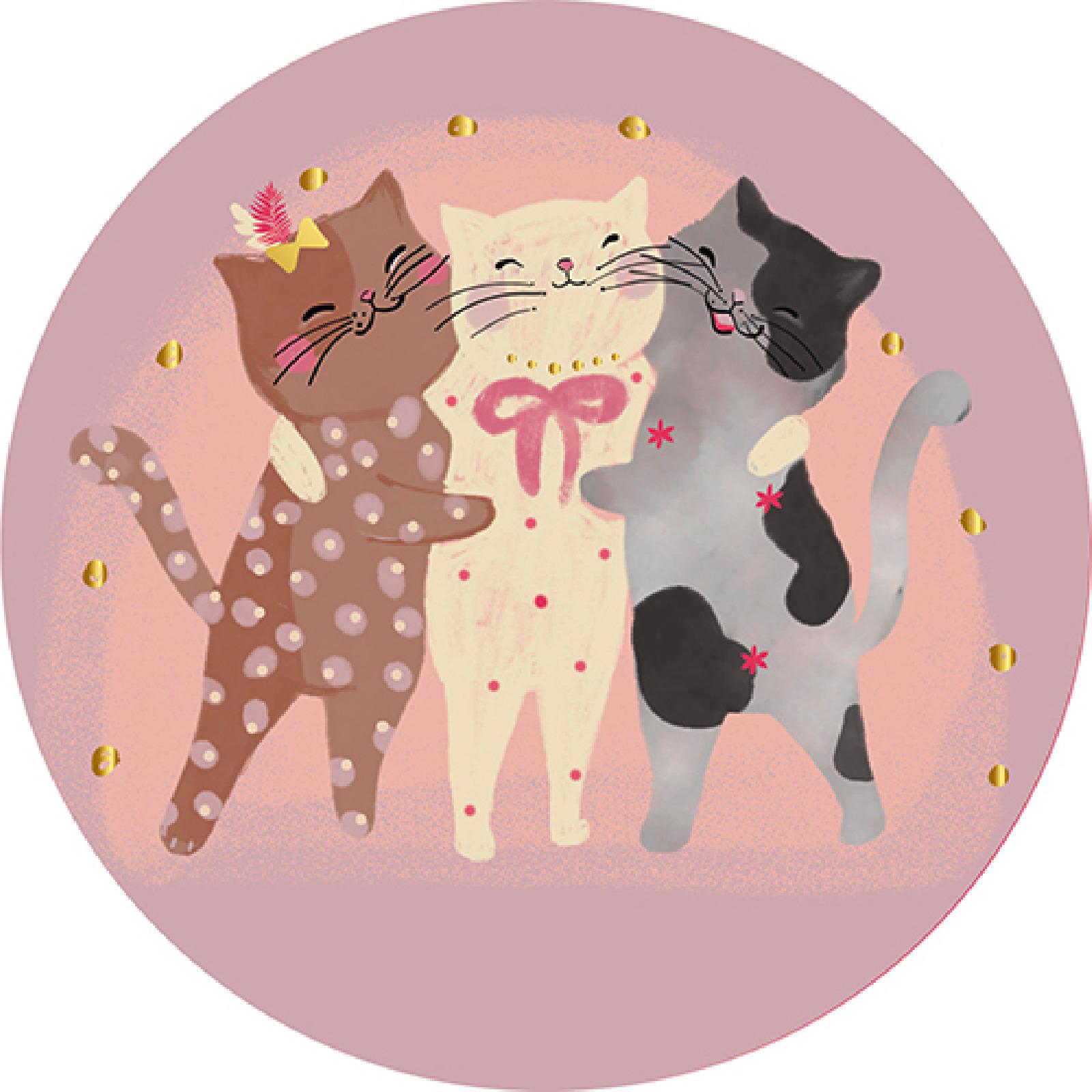 3700572798615 - Runder Magnet Esprit des Plumes et des Fleurs 3700572798615 - Runder Magnet Esprit des Plumes et des Fleurs