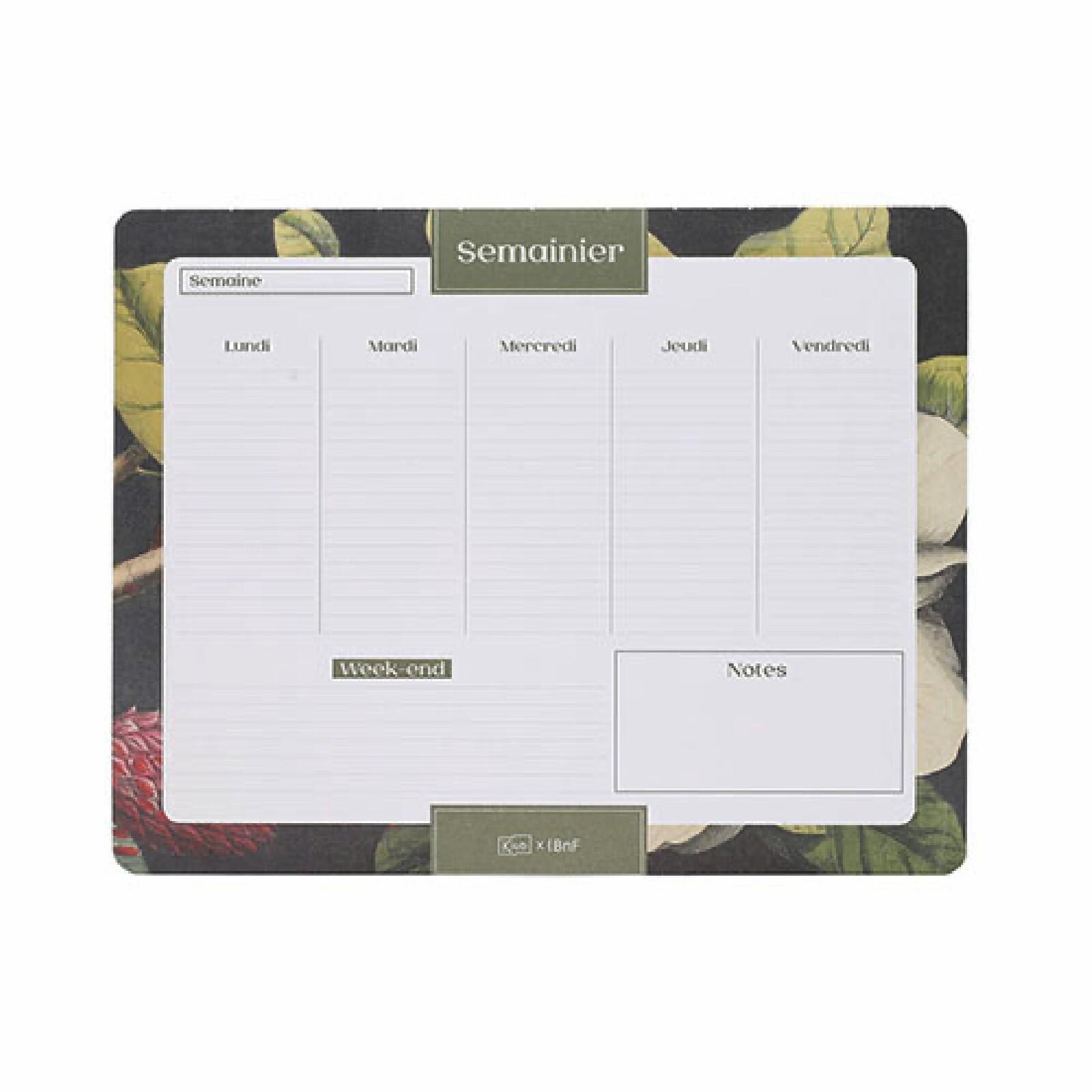 3700572785301 - Wöchentlicher Terminkalender Bnf Voyage Fleur Blanche 3700572785301 - Wöchentlicher Terminkalender Bnf Voyage Fleur Blanche