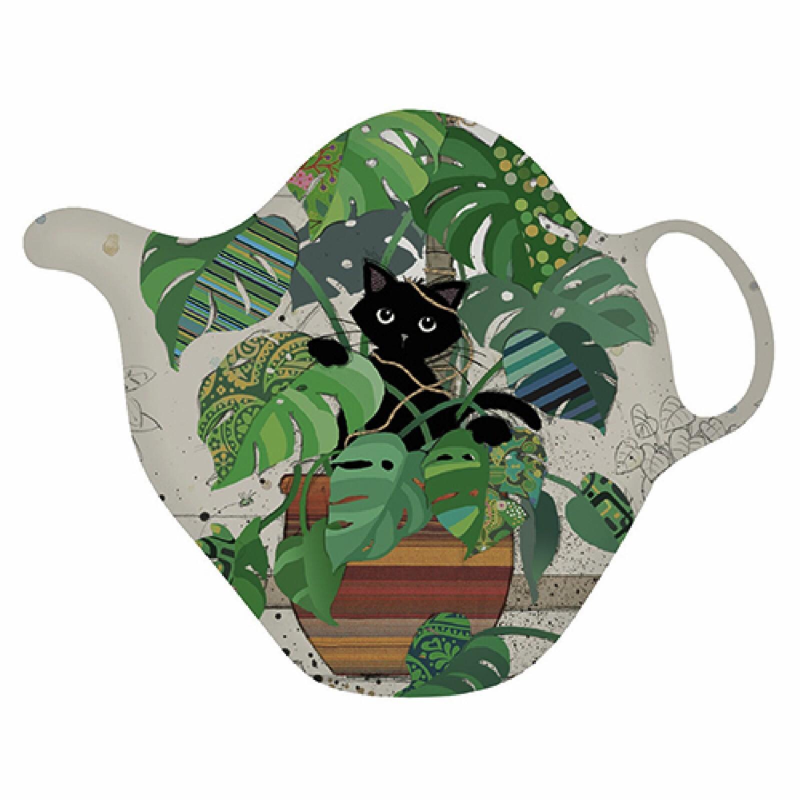 3700572785370 - Teebeutelhalter Kätzchen Monstera Bug Art