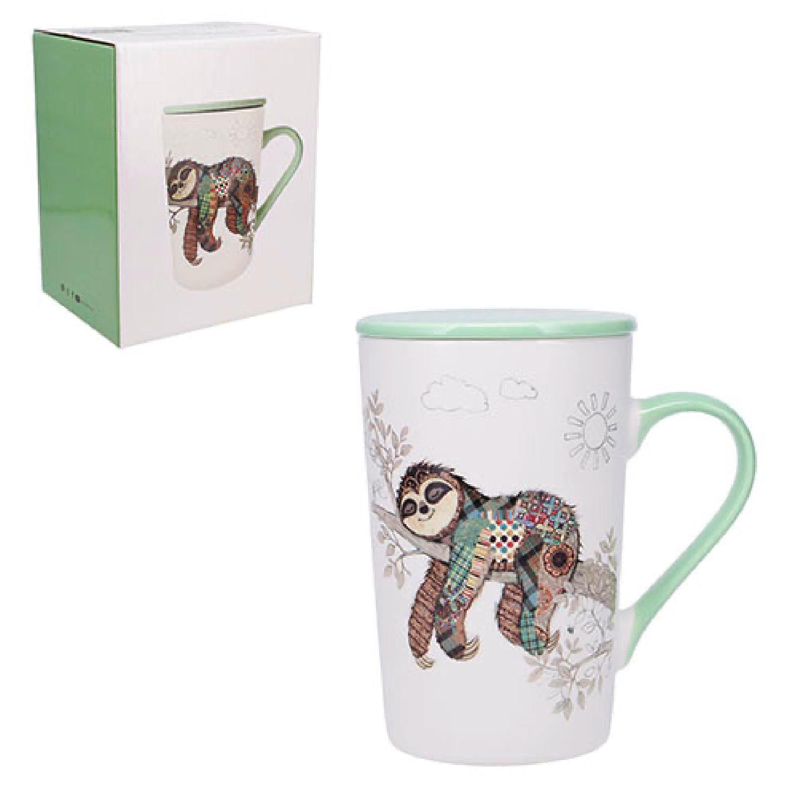 3700572801131 - Matte konische Teetasse Faulenzertier Kook