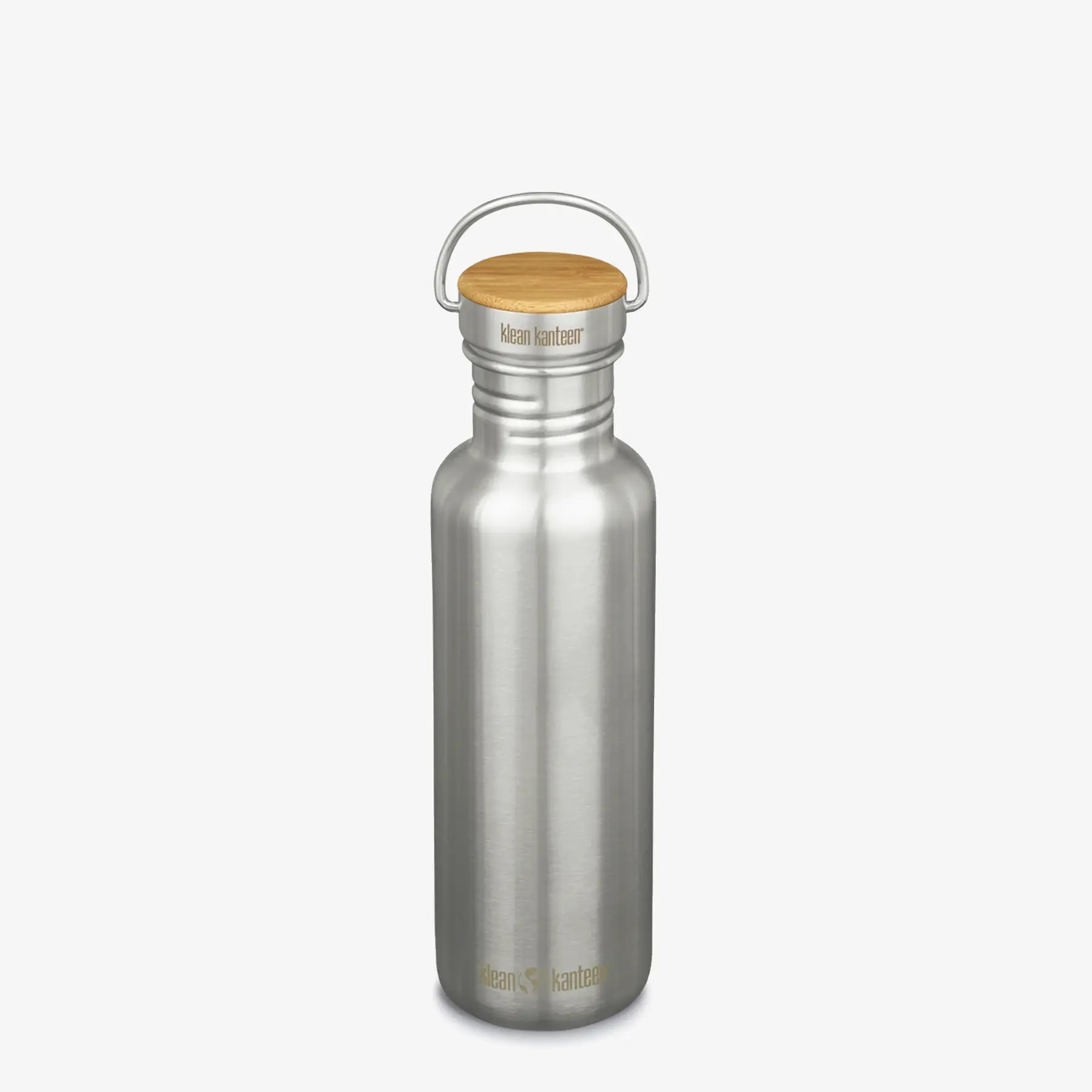 Bottle with Cap Klean Kanteen Classic Bamboo