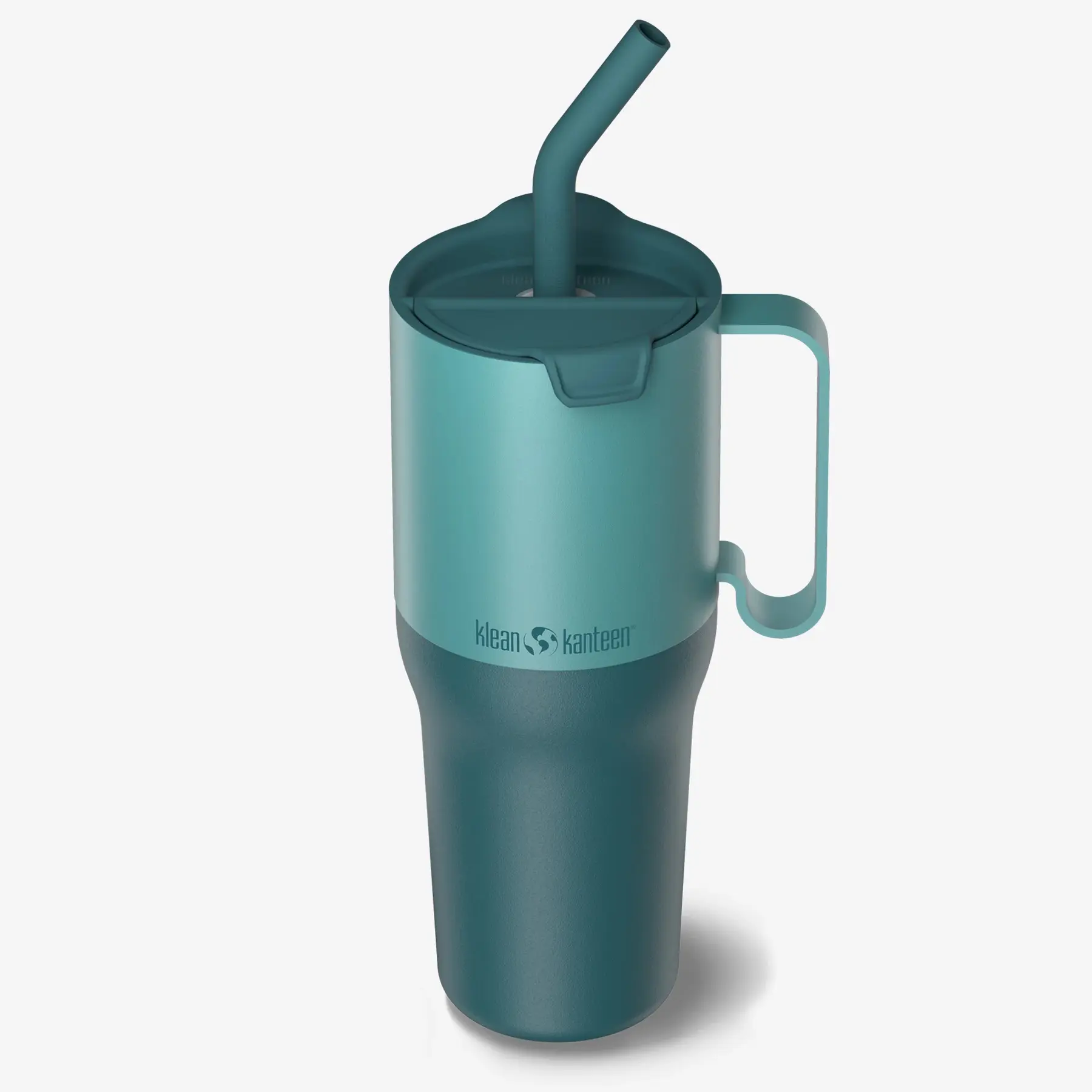 Klean Kanteen Unisex Bleu Insulated Cup With Lid And Straw Flip