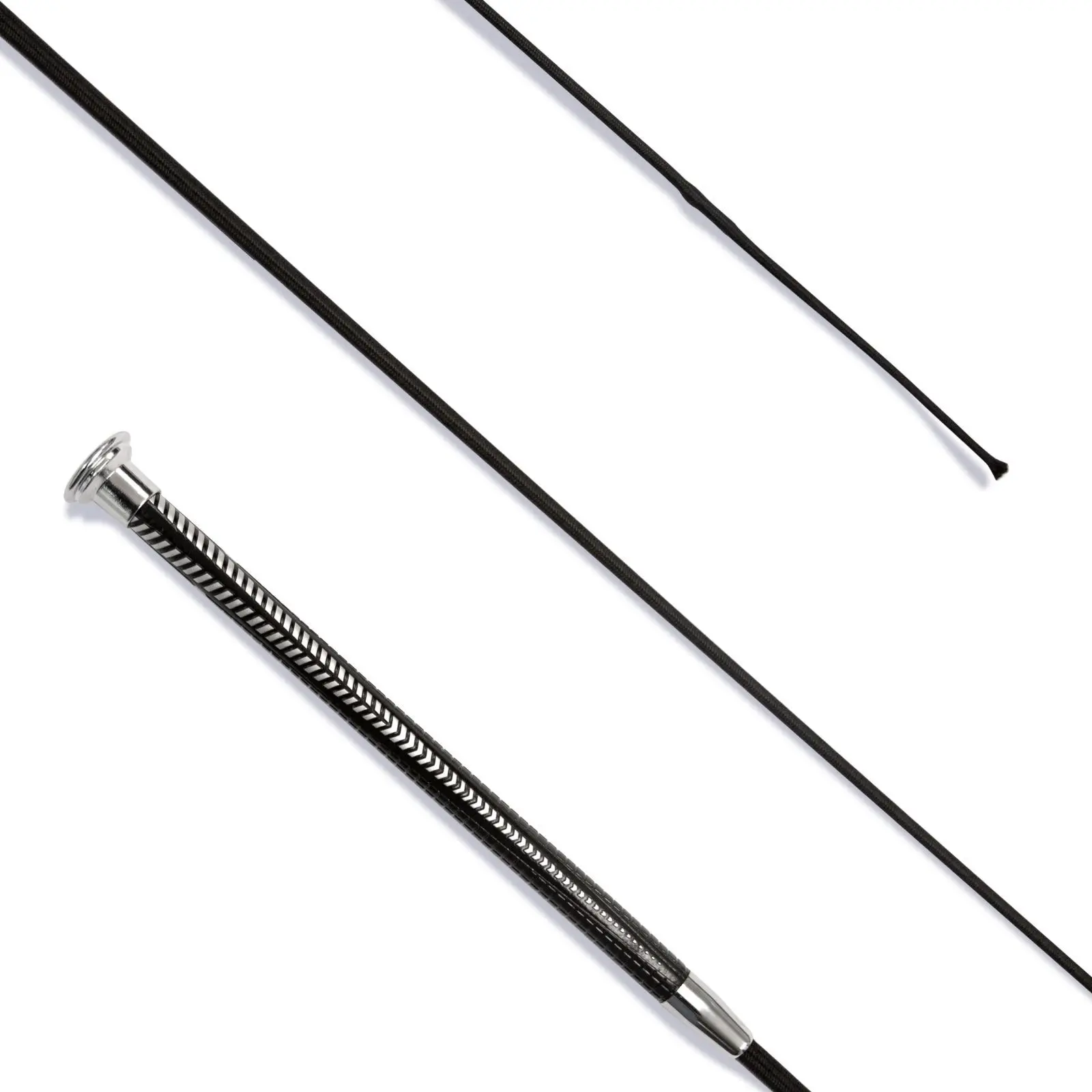 Km Elite Noir Ultra Balanced Equestrian Dressage Whip