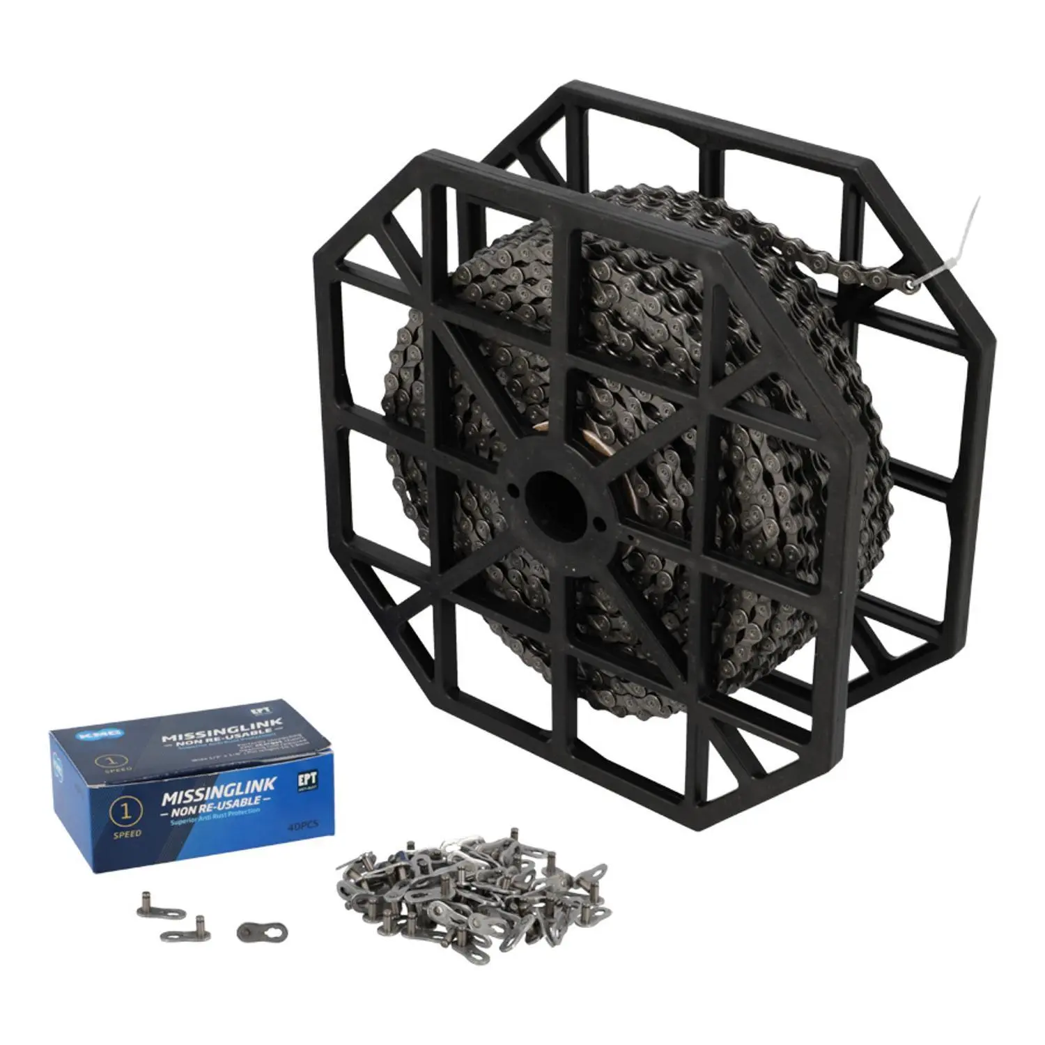 Velo Store - UK Quick-release chain KMC E Cargo1 EPT | Extra 10% off with Subscription, Postage £16.79 to UK Fedex.