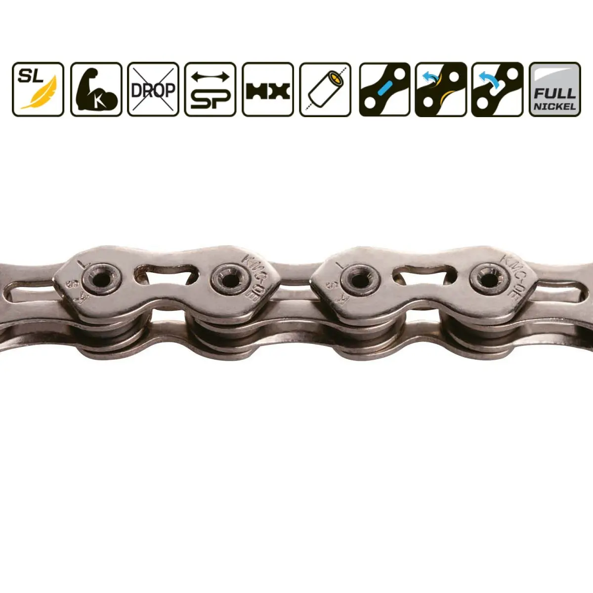 Velo Store - UK Bike chain KMC K1SL 1/8" | Extra 10% off with Subscription, Postage £16.79 to UK Fedex.