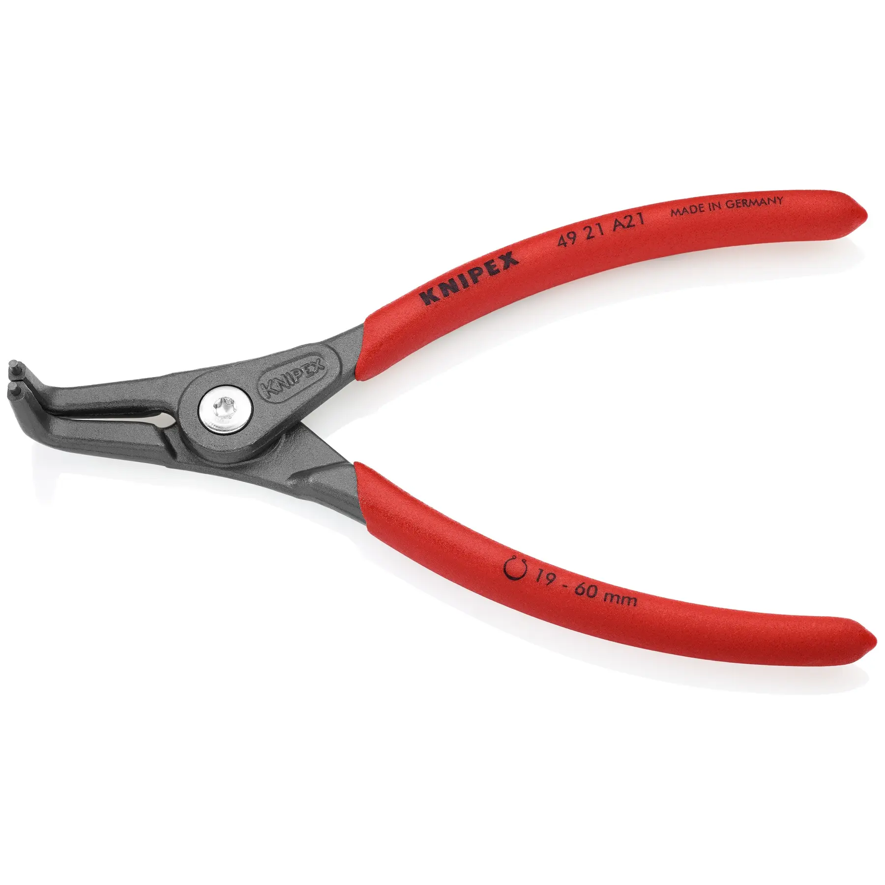 Image of Pince für äußere Sprengringe gebogen Knipex