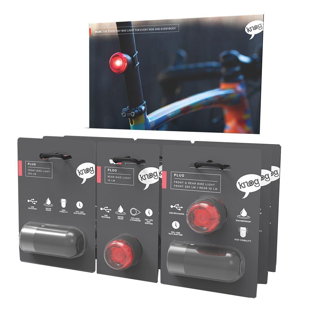 Velo Store - UK knog lighting 15 lights Knog Plug Starter Pack Wall | Extra 10% off with Subscription, Postage £16.79 to UK Fedex.