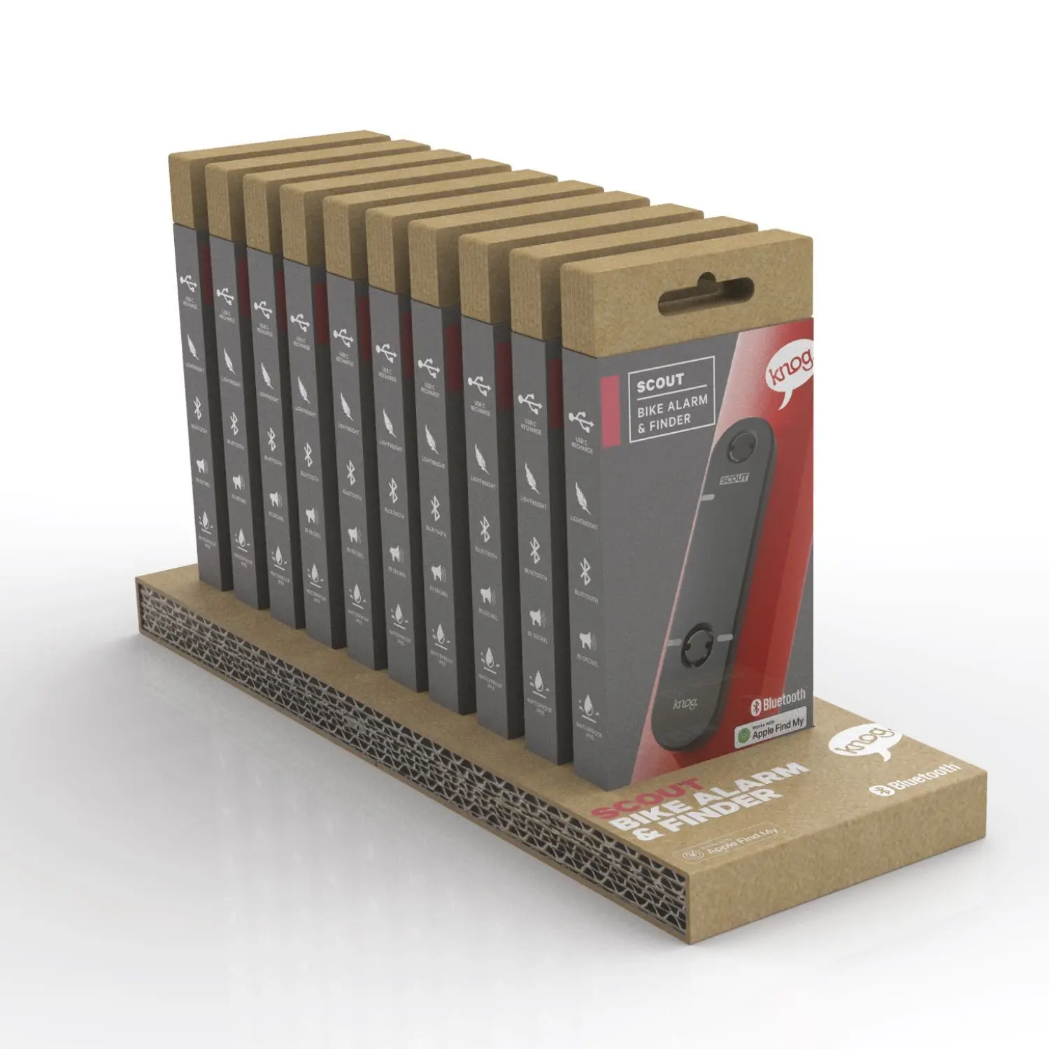 Velo Store - UK knog Anti-theft alarm Knog Scout | Extra 10% off with Subscription, Postage £16.79 to UK Fedex.