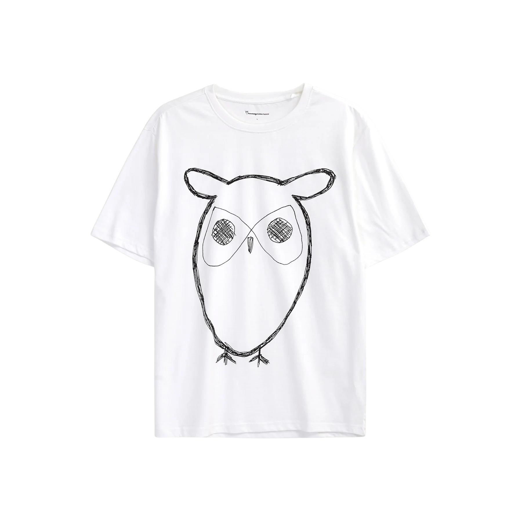 5715356246761 - T-Shirt mit Druck auf der Vorderseite KnowledgeCotton Apparel