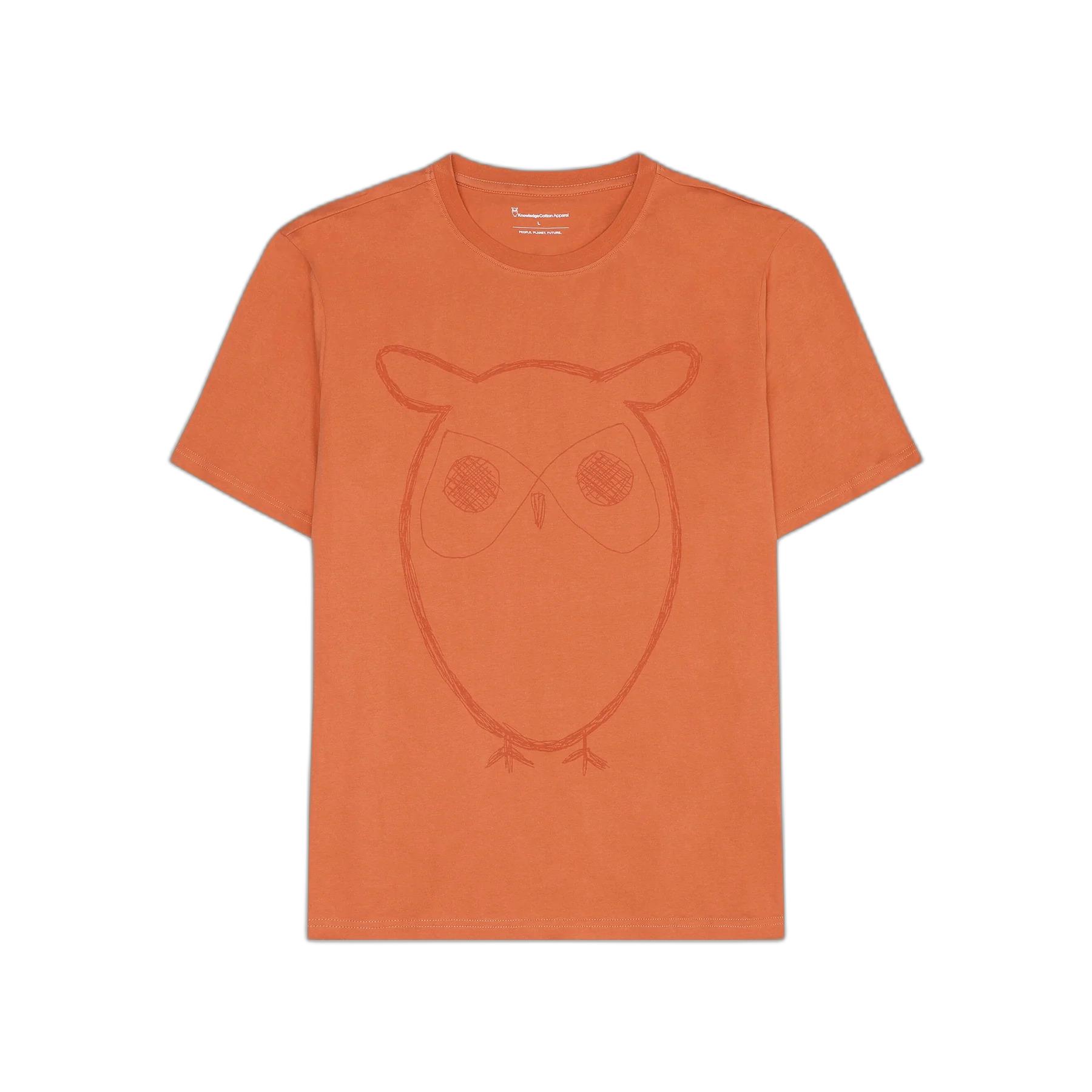 5715356359041 - T-Shirt mit Druck auf der Vorderseite KnowledgeCotton Apparel