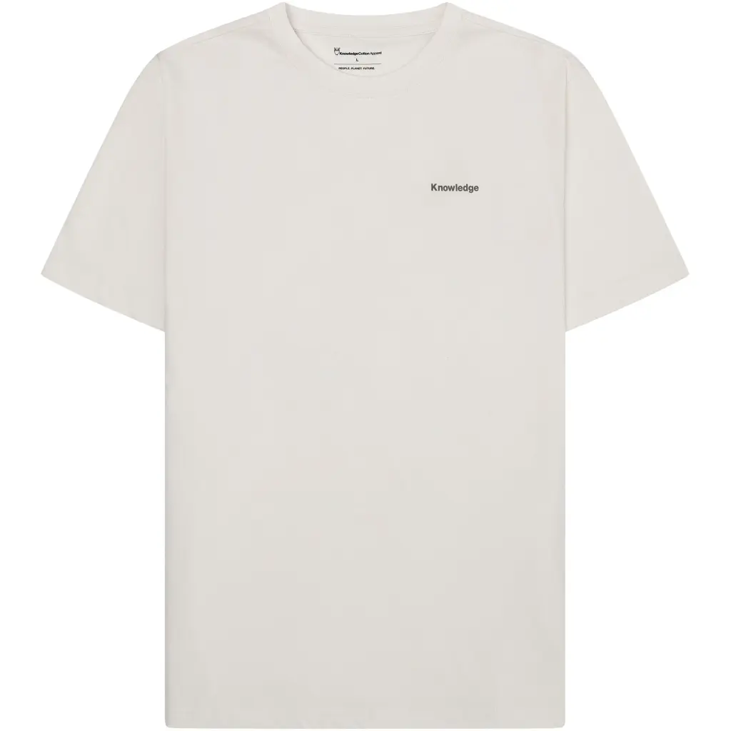 Image of T-Shirt mit Druck auf dem Rücken KnowledgeCotton Apparel
