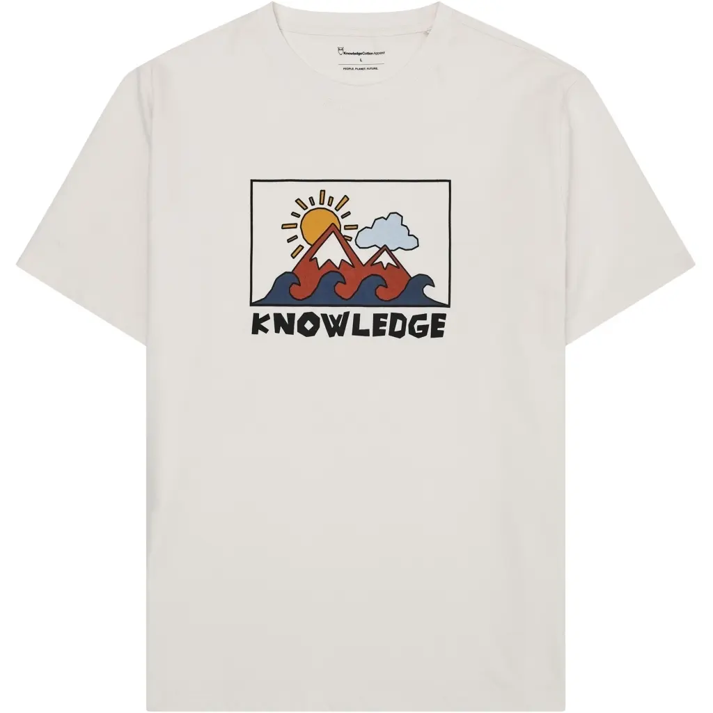 Image of T-Shirt mit Frontdruck KnowledgeCotton Apparel
