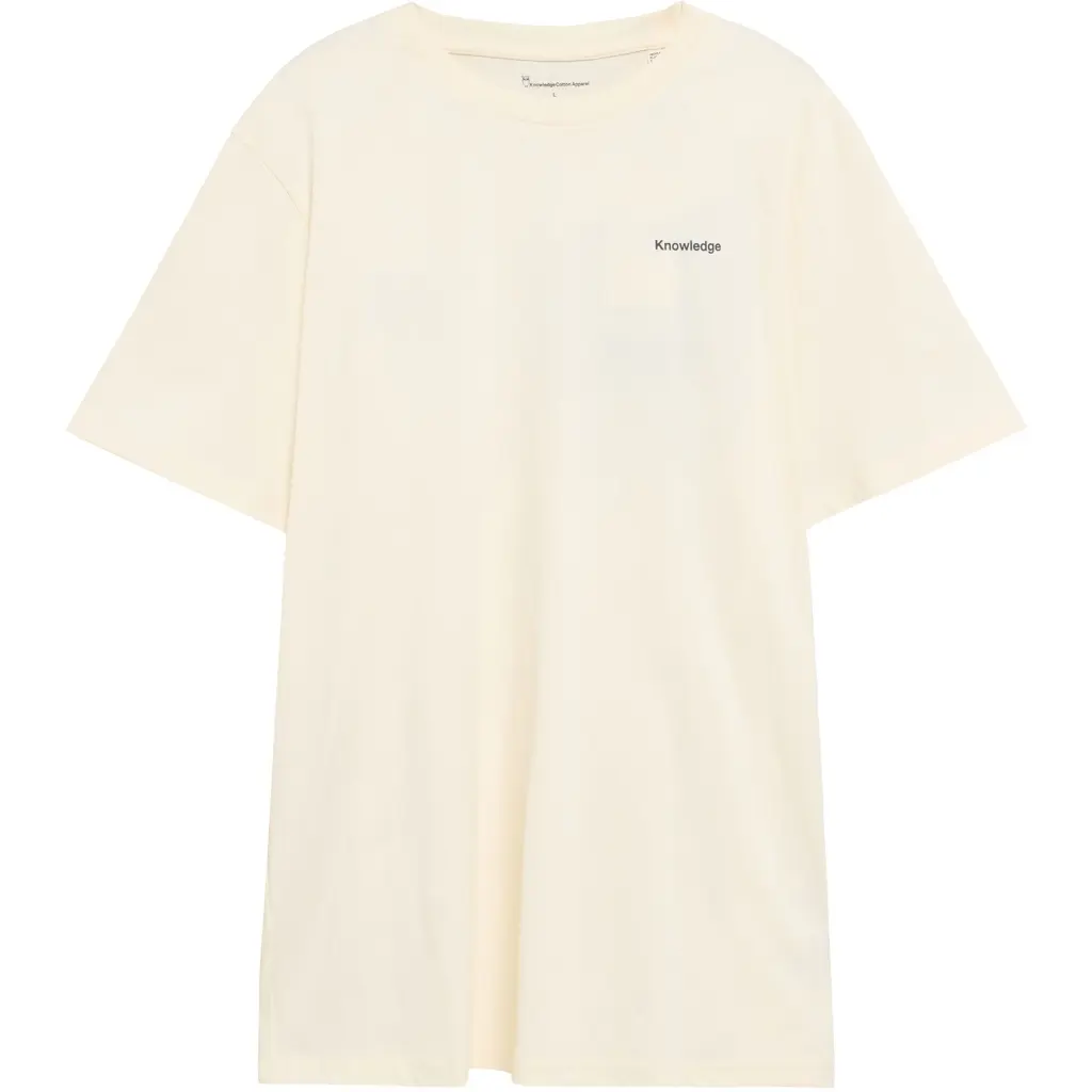 T-Shirt mit rückseitigem Druck aus Bio-Baumwolle KnowledgeCotton Apparel