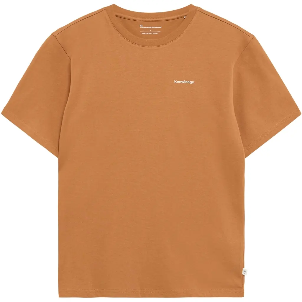 T-Shirt mit rückseitigem Druck aus Bio-Baumwolle KnowledgeCotton Apparel