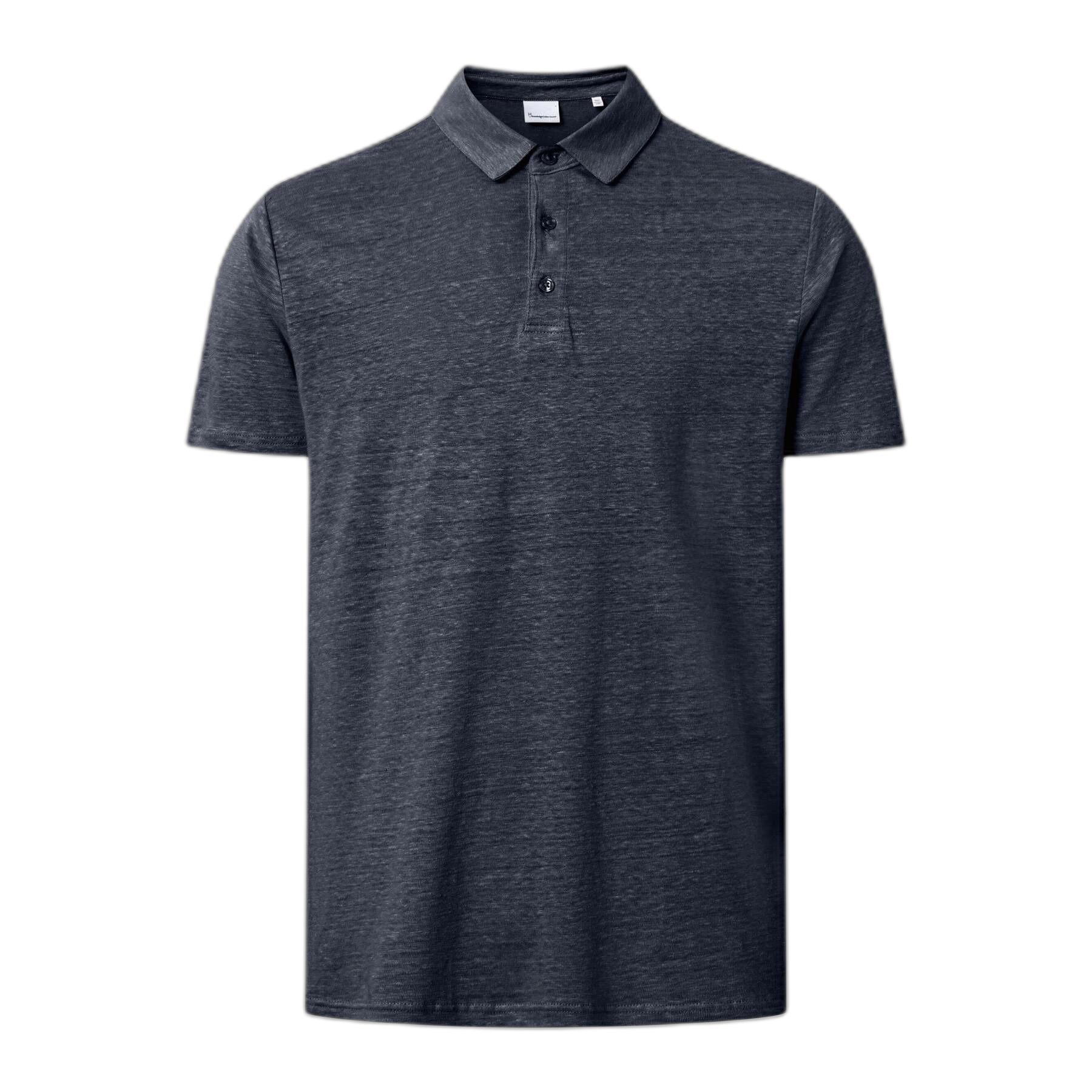 5715356107062 - Leinen-Polo KnowledgeCotton Apparel