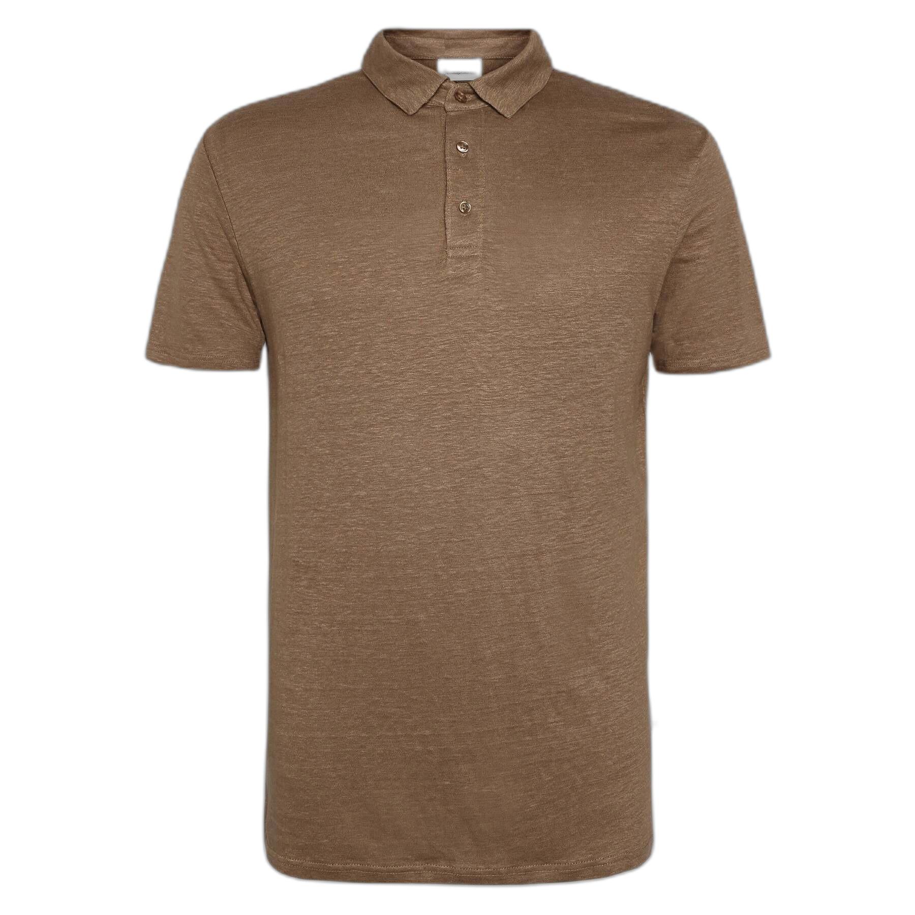 5715356360818 - Leinen-Polo KnowledgeCotton Apparel