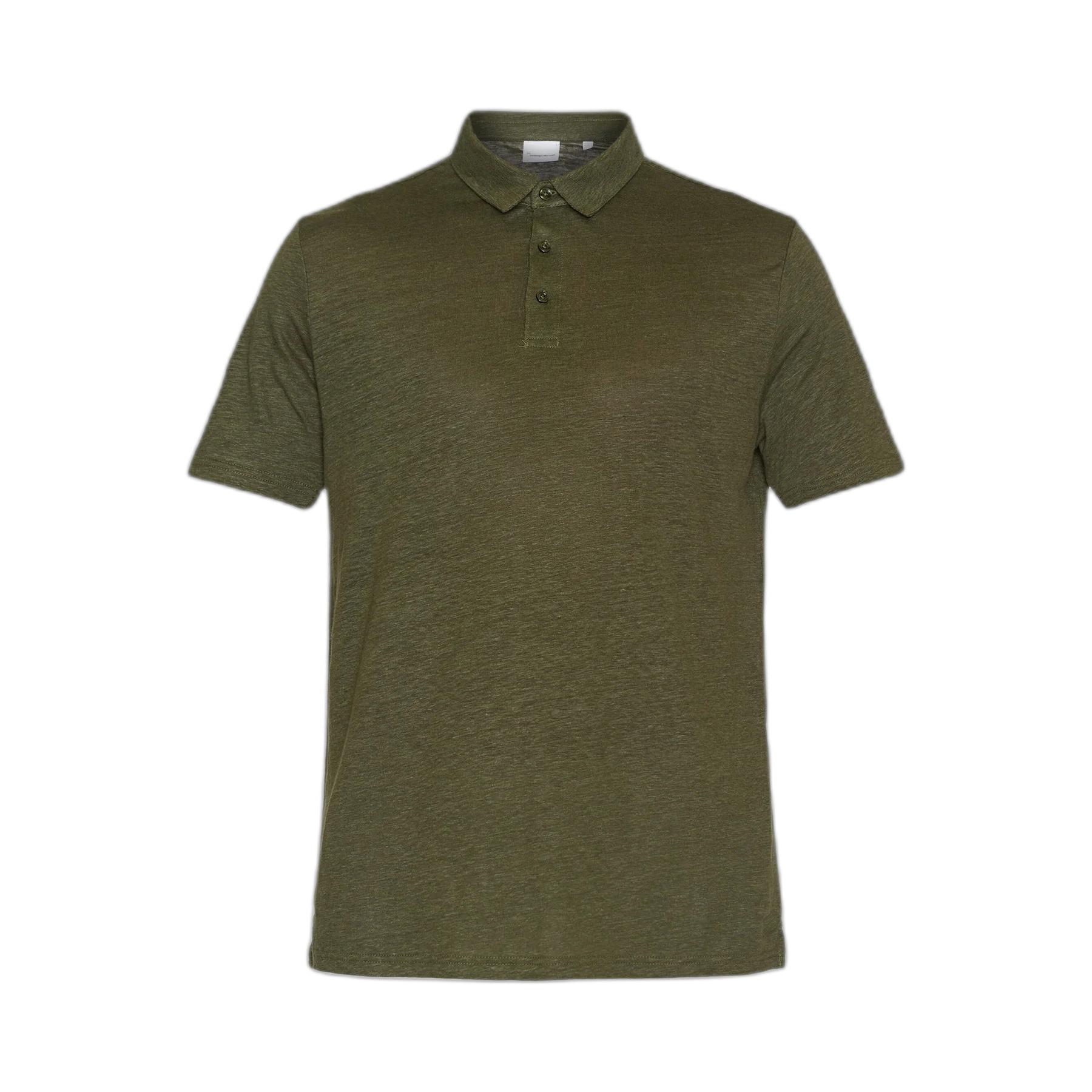 5715356044053 - Leinen-Polo KnowledgeCotton Apparel