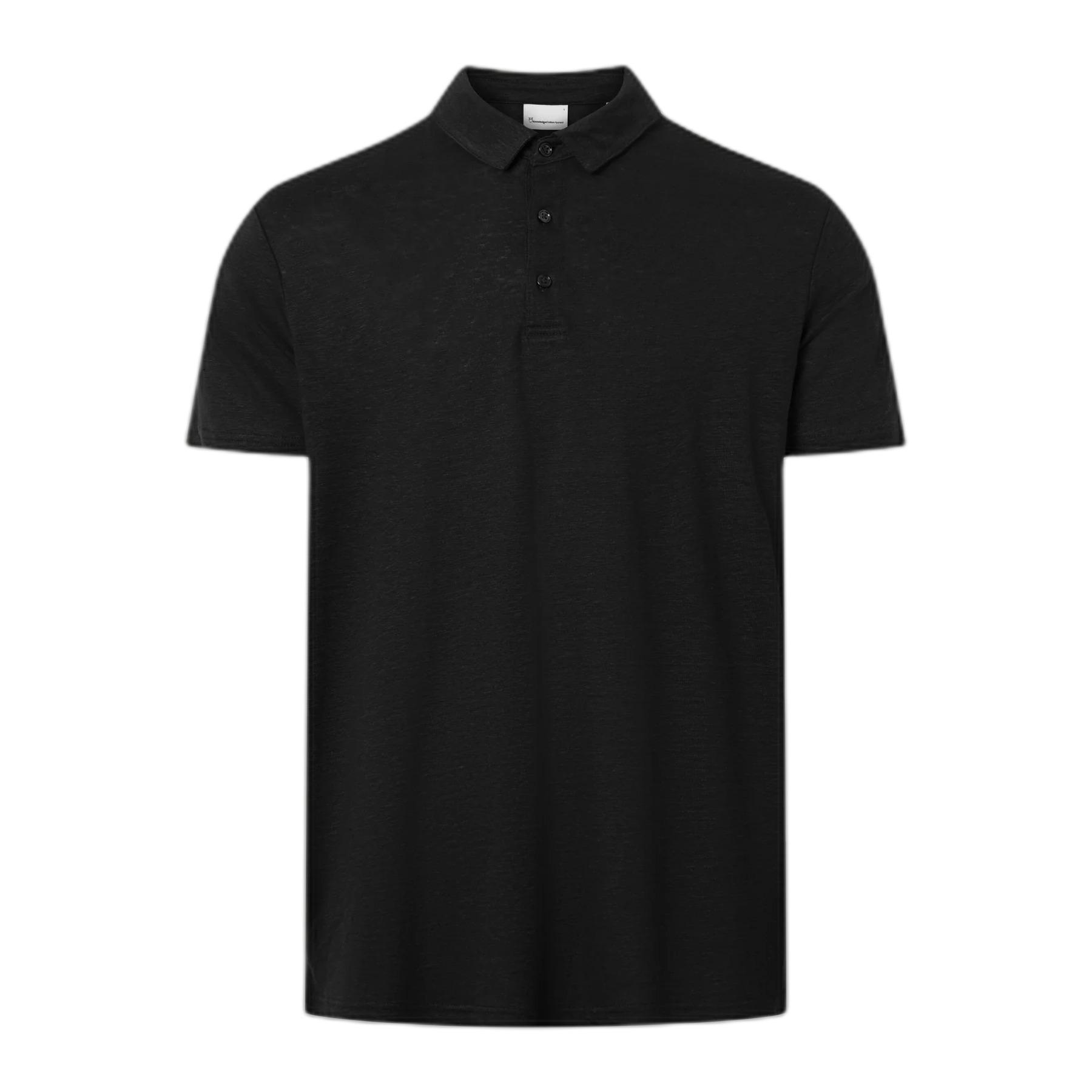 5715356044060 - Leinen-Polo KnowledgeCotton Apparel
