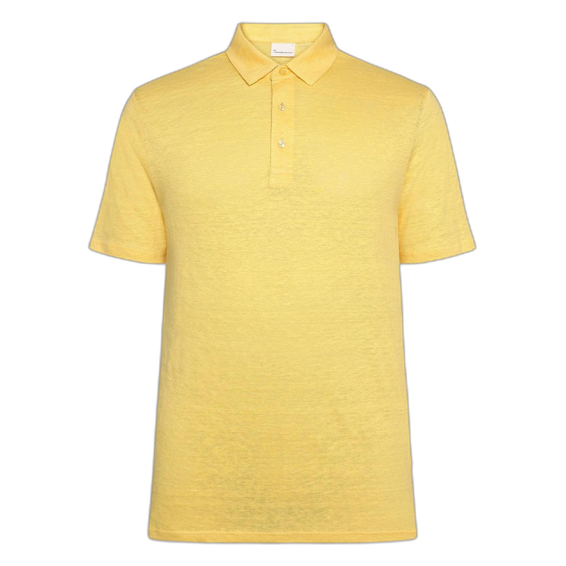 5715356360726 - Leinen-Polo KnowledgeCotton Apparel