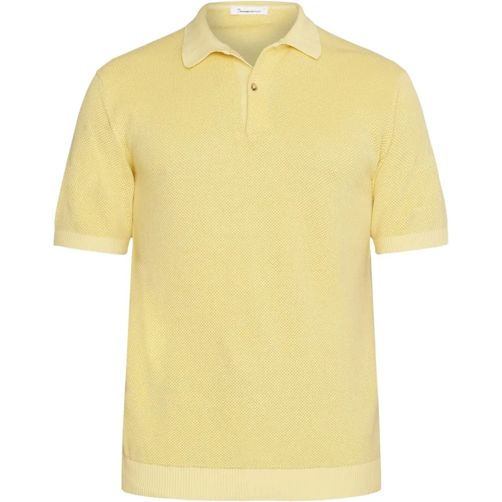 Polo-Shirt aus Mesh KnowledgeCotton Apparel Gots Vegan