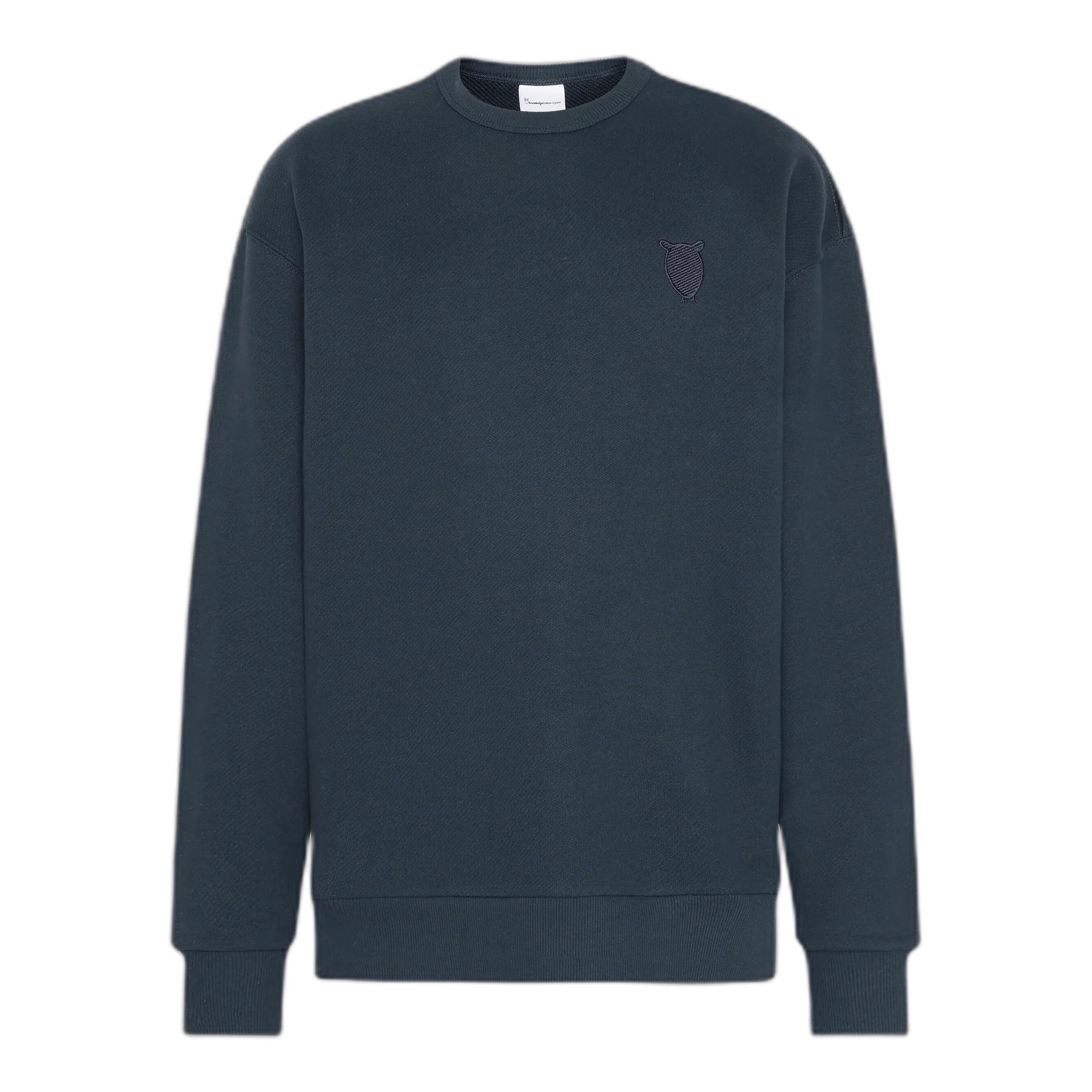 5715356161910 - Rundhalspullover mit Stickerei KnowledgeCotton Apparel