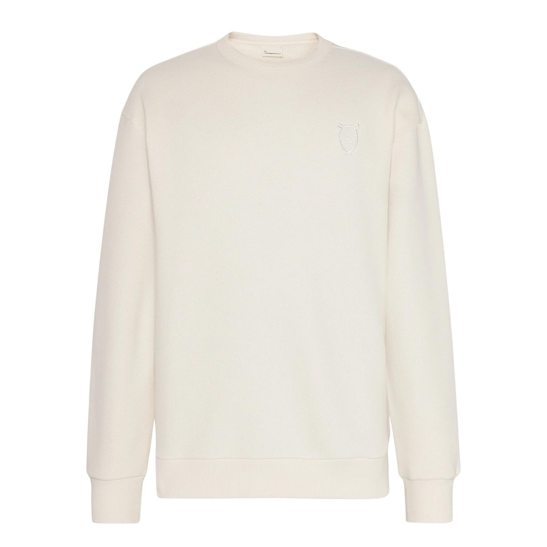 5715356446512 - Rundhalspullover mit Stickerei KnowledgeCotton Apparel