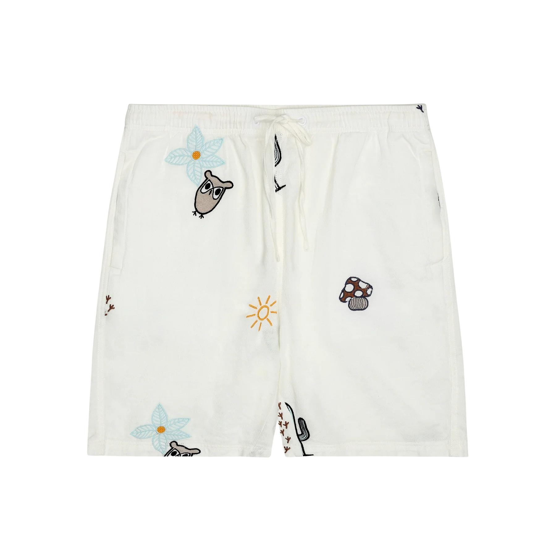 5715356363185 - Kurze Hose mit Stickerei Fig - GOTS Vegan