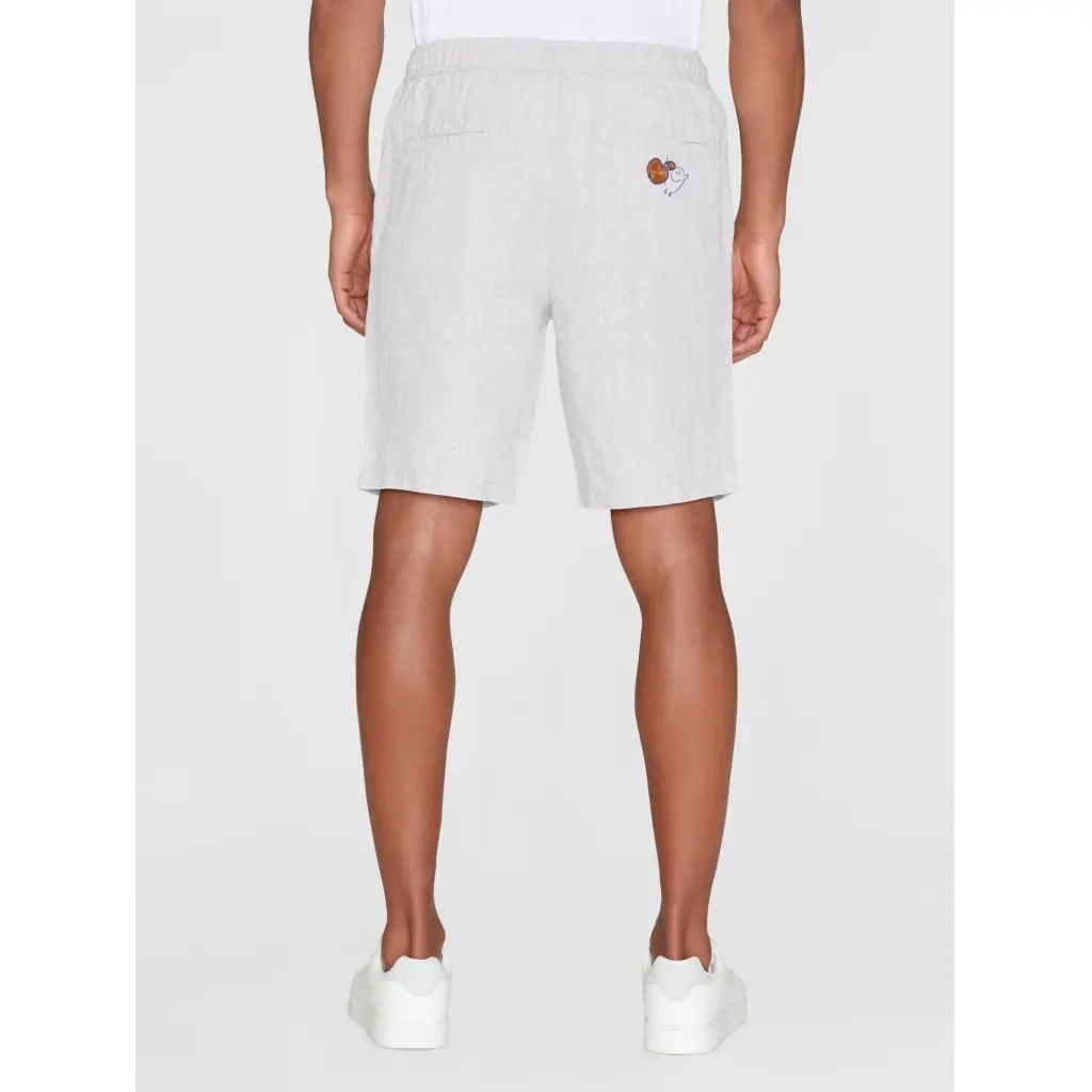Bestickte Shorts KnowledgeCotton Apparel Fig