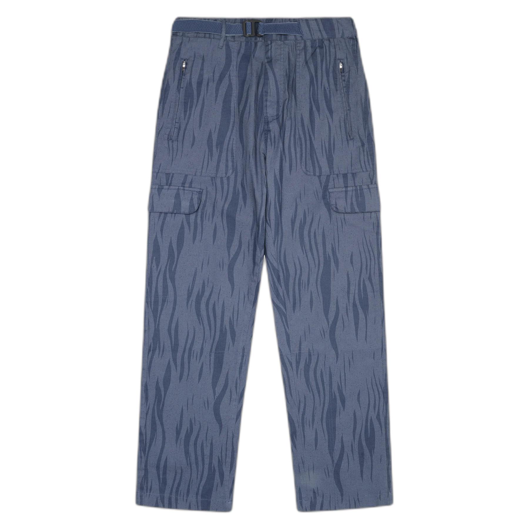 5715356368395 - Cargo-Hose mit Gürtel aus Twill Flint Ripstop Northern Lights - GOTS Vegan