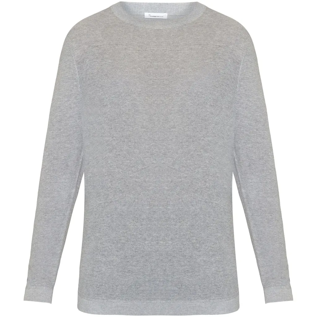 Pullover mit Rundhalsausschnitt aus Strick KnowledgeCotton Apparel