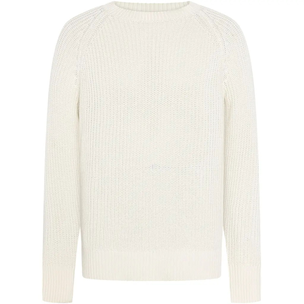 Knowledgecotton Apparel Men's Blanc Knitwear Sweater