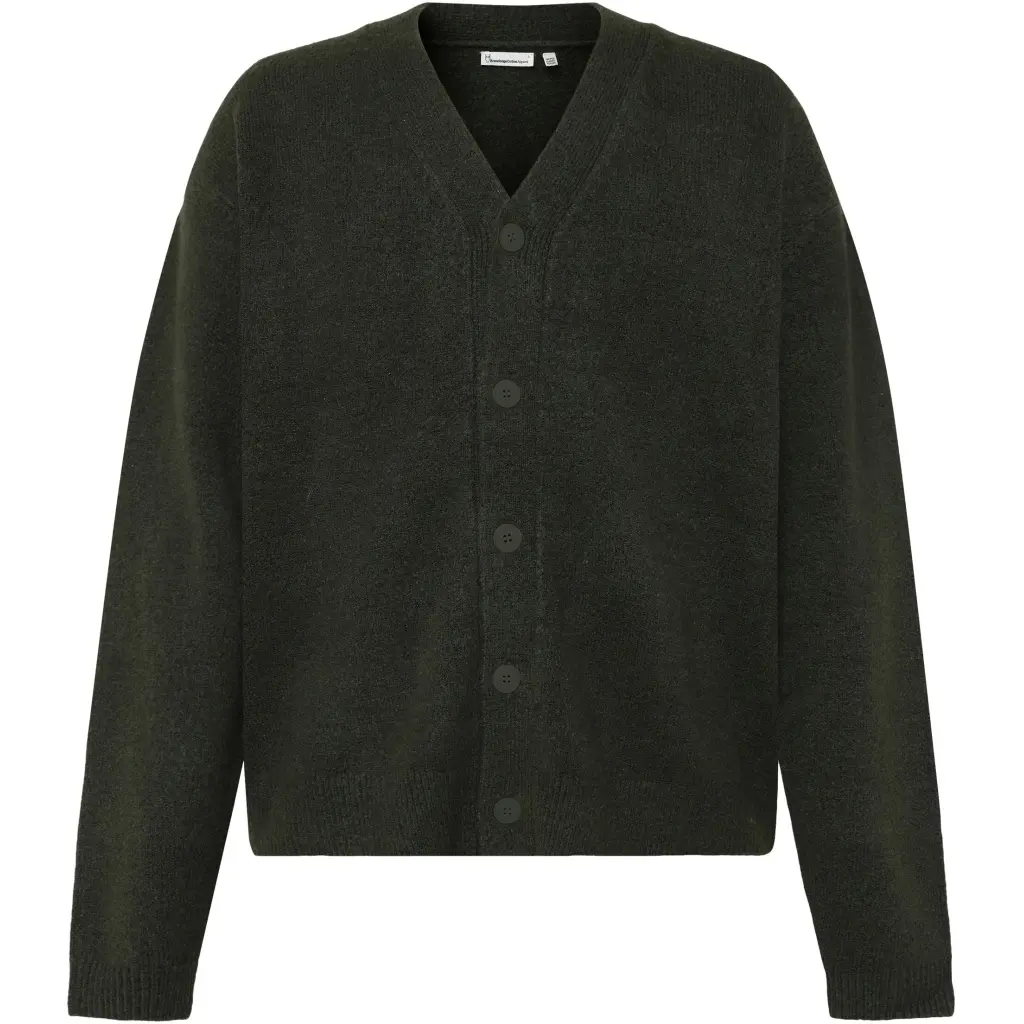 Cardigan aus Bouclé-Stoff KnowledgeCotton Apparel