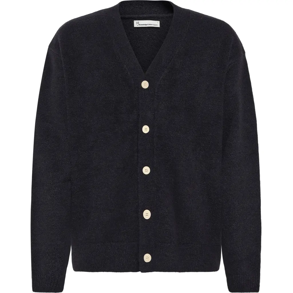 Cardigan aus Bouclé-Stoff KnowledgeCotton Apparel