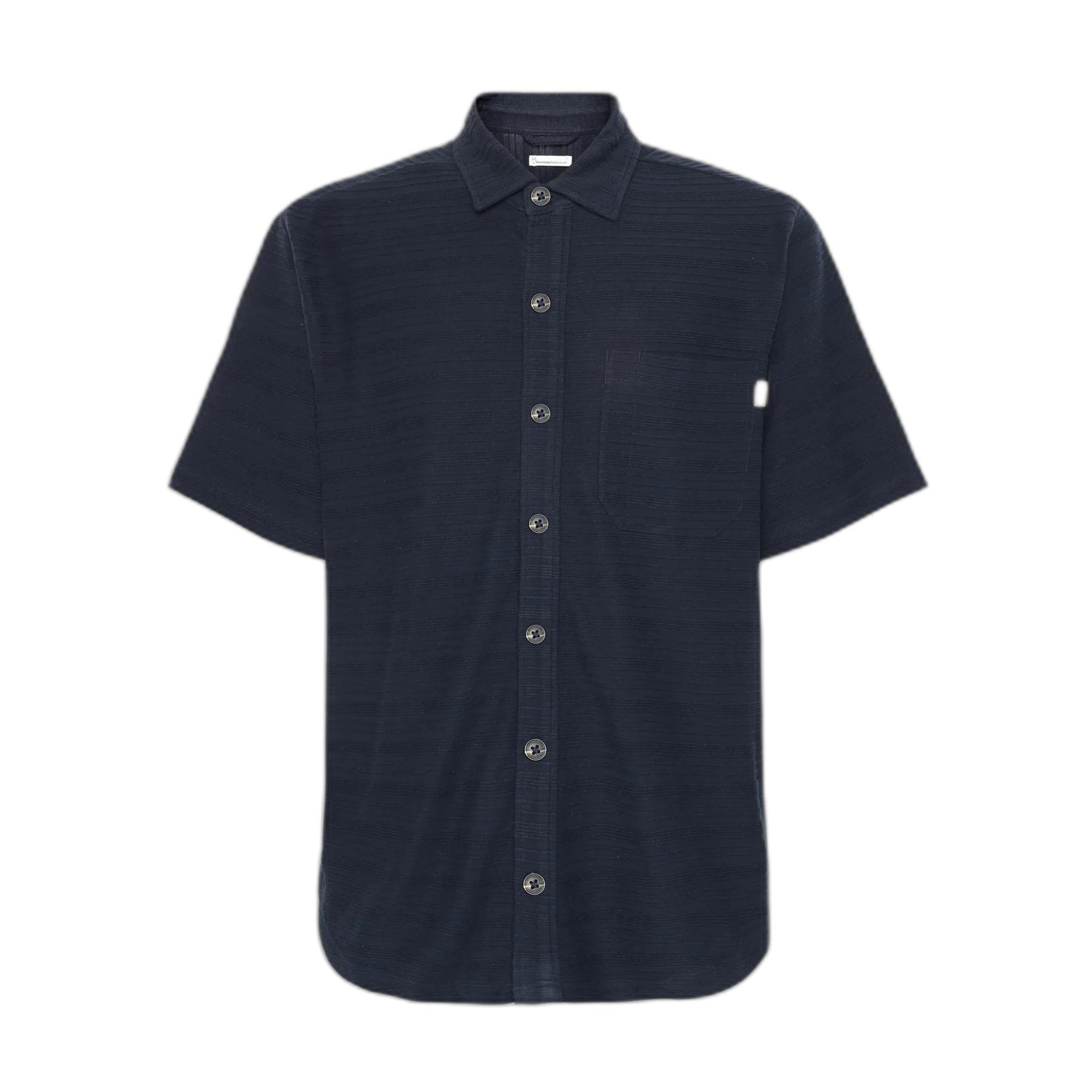 5715356274702 - Lockere gestreifte Baumwollbluse KnowledgeCotton Apparel