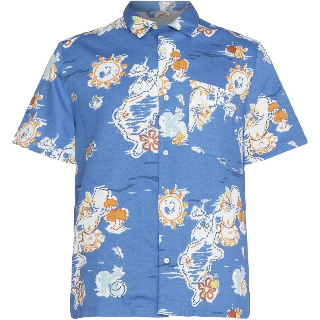 AOP-Hemd KnowledgeCotton Apparel