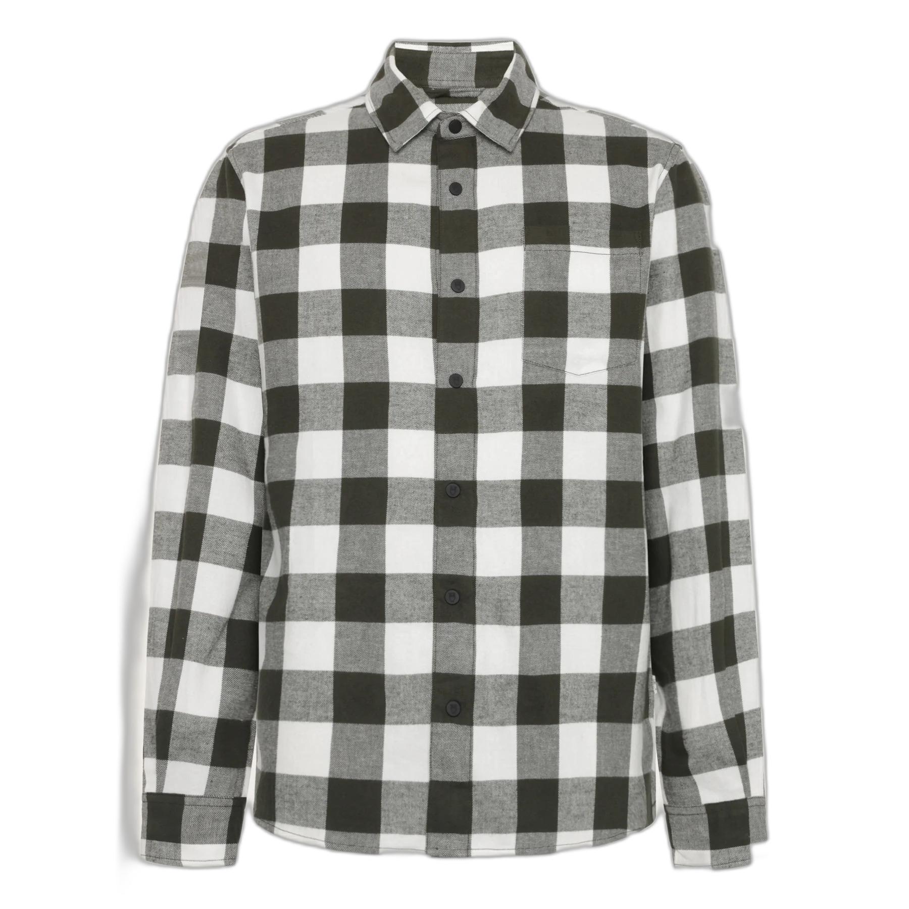 5715356428815 - Karierte Baumwollflanellhemd - GOTS